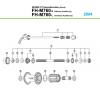 Spareparts FH-M760 DEORE XT Kassettennabe (9-fach)