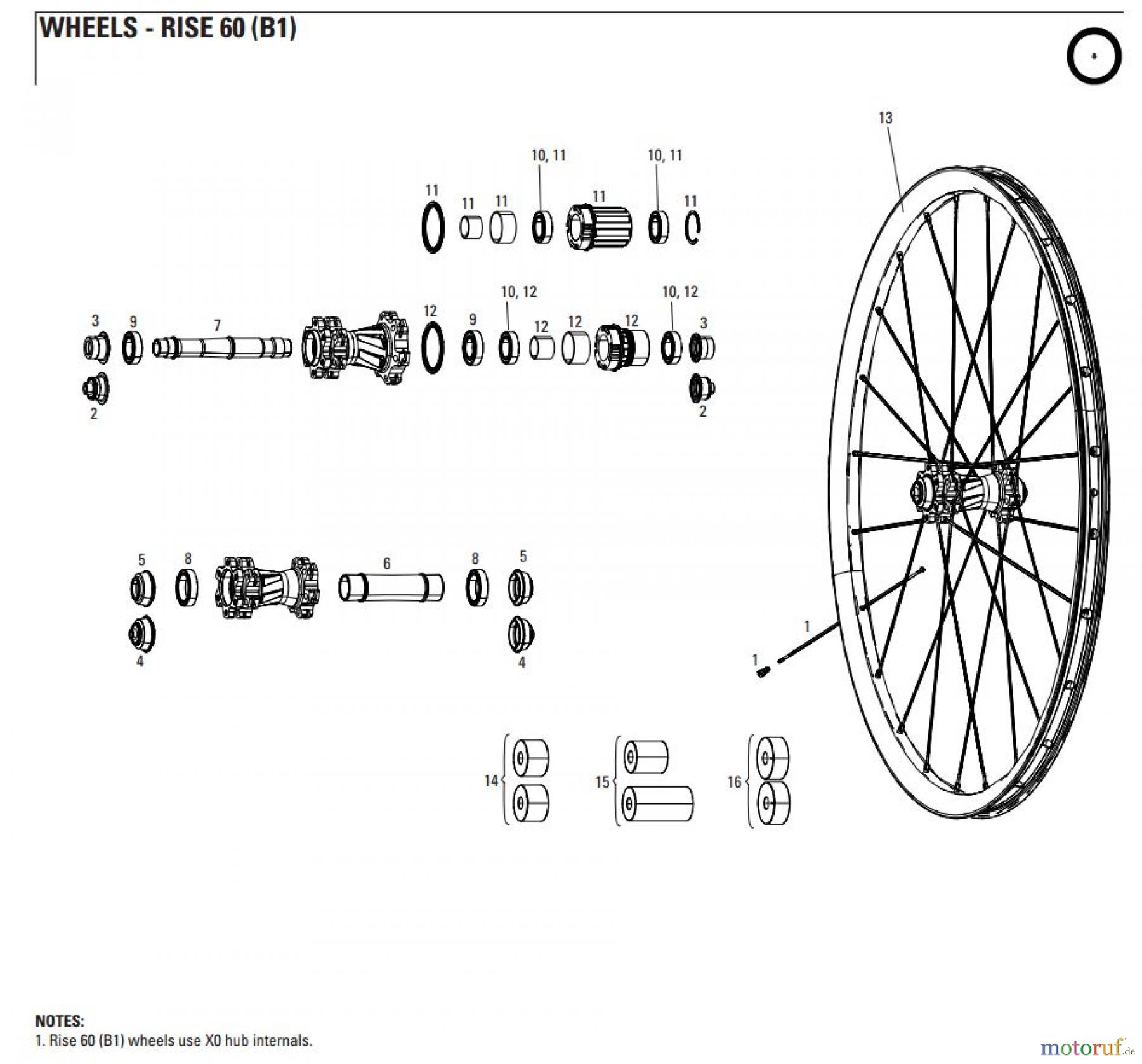  Sram Sram WHEELS - RISE 60 (B1)