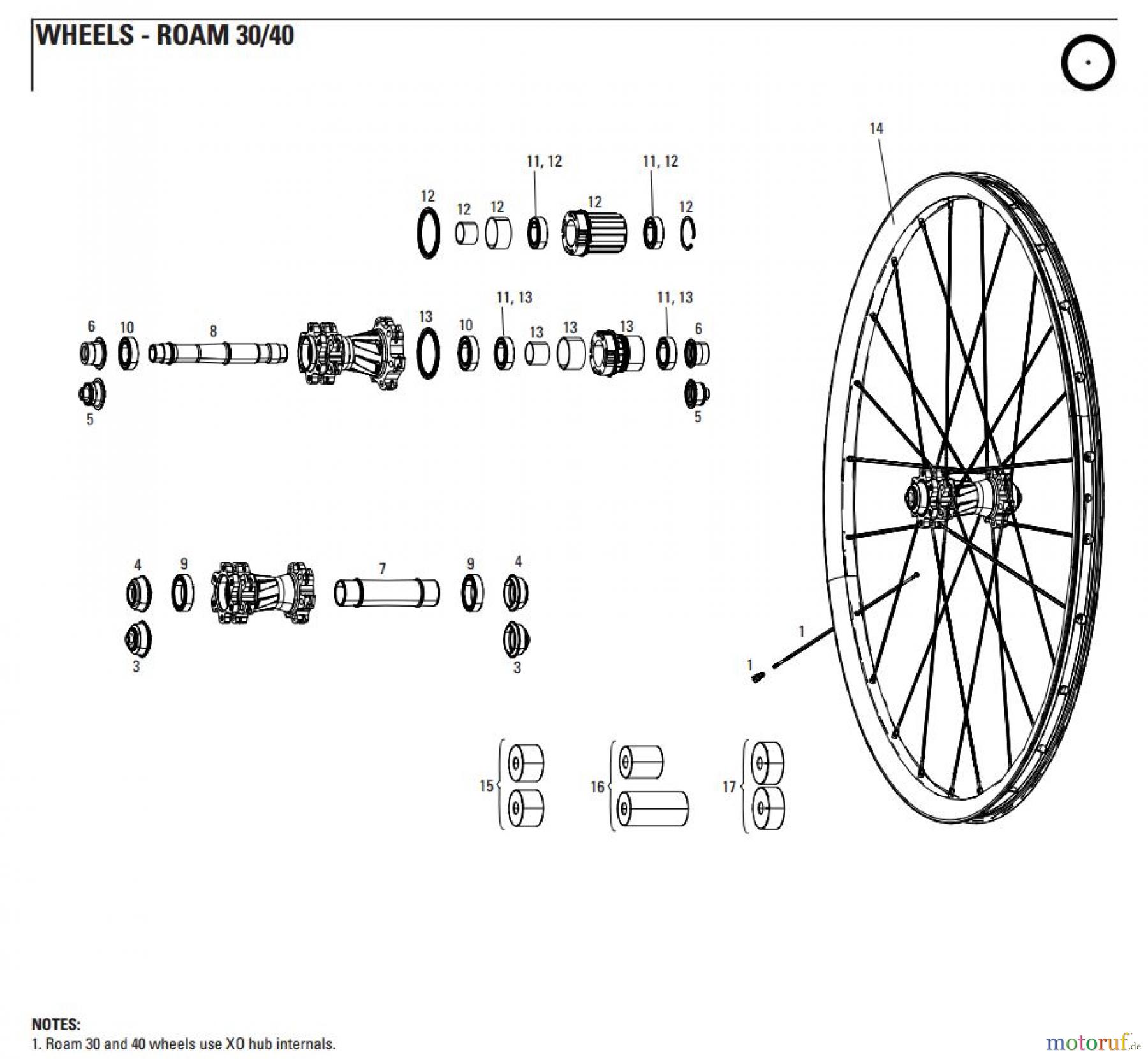 Sram Sram WHEELS - ROAM 30/40