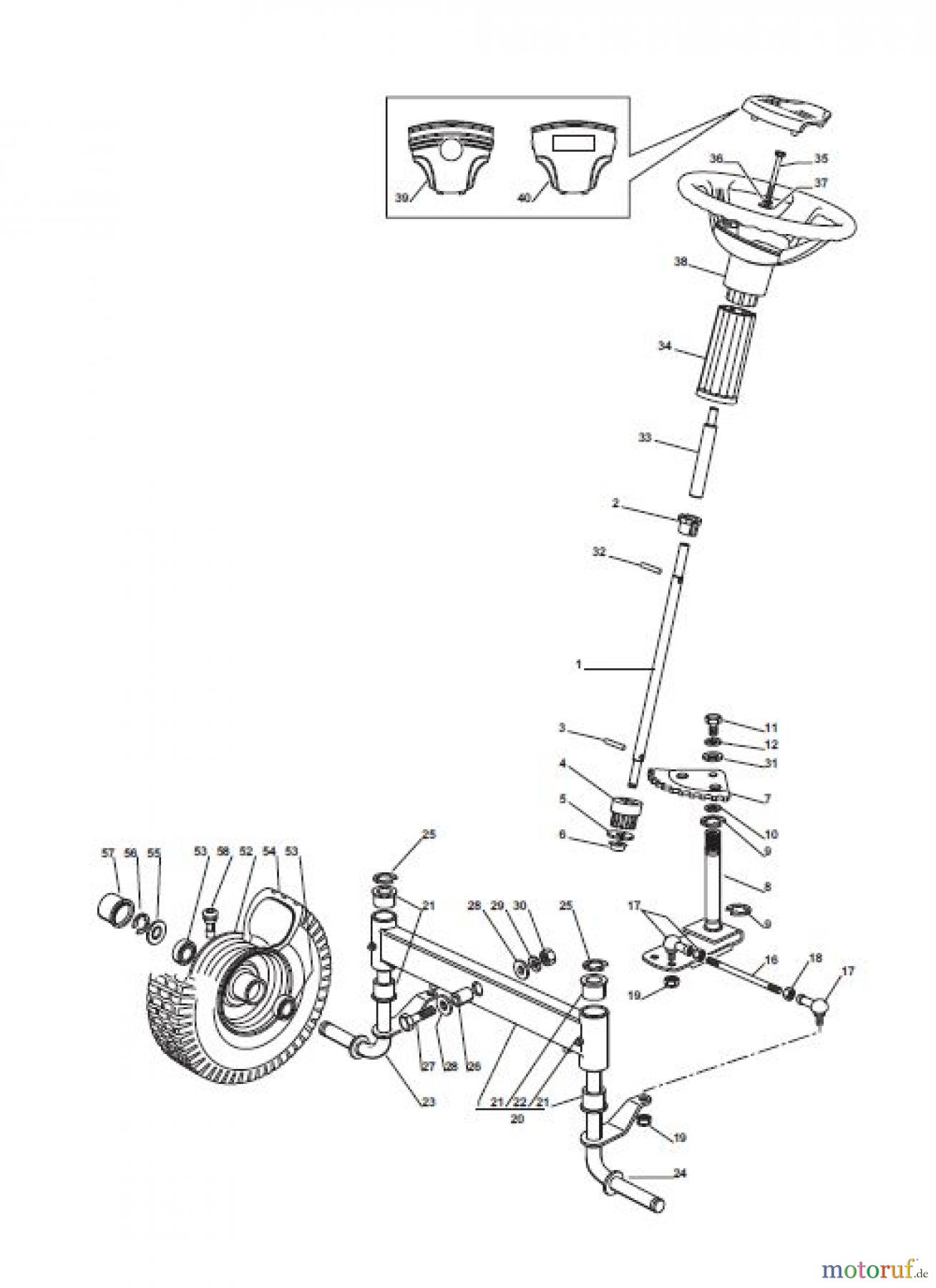  Global Garden Products GGP Aufsitzmäher Rider 72cm 2017 F 72 FL Hydro Steering