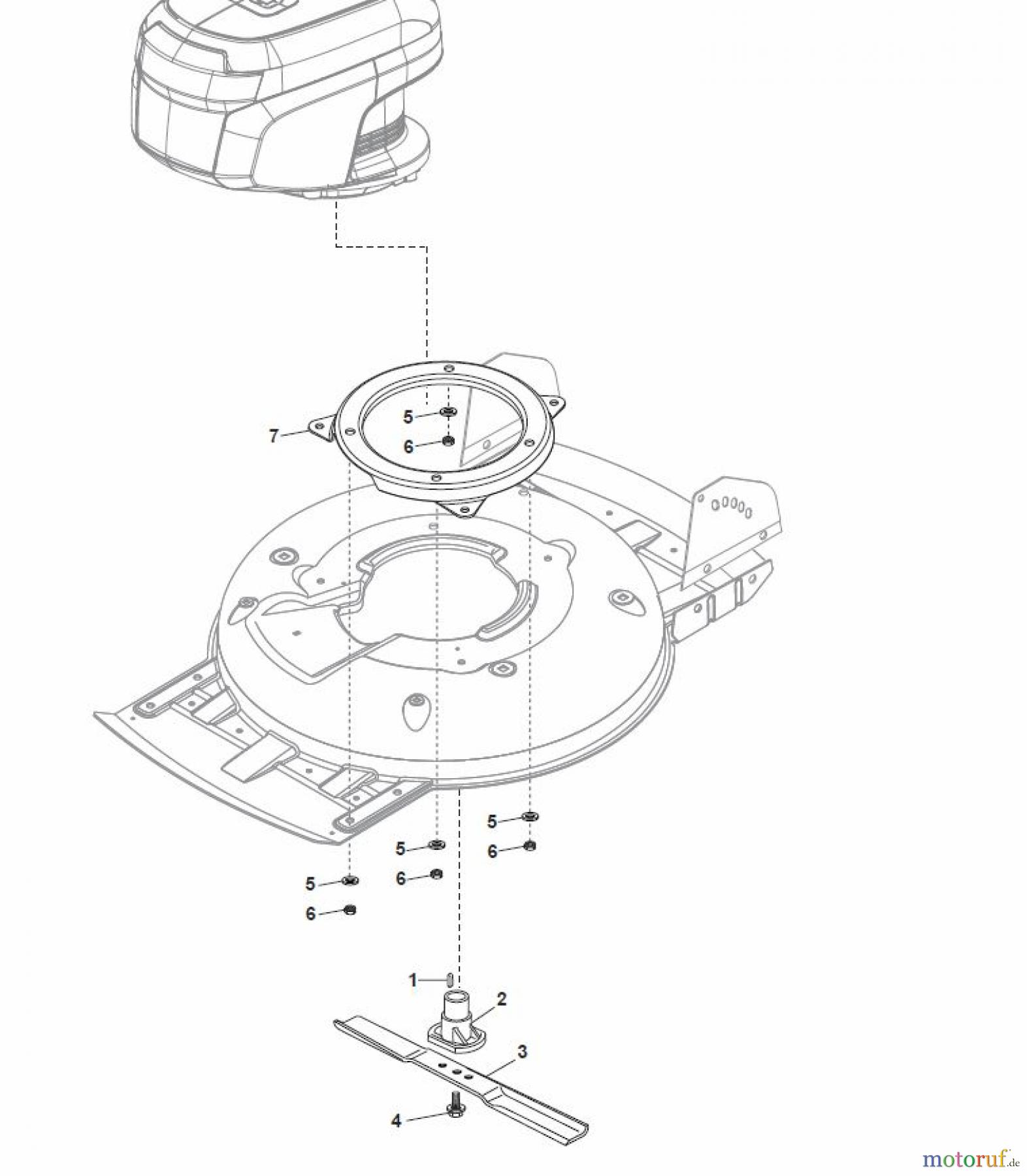  Global Garden Products GGP Rasenmäher Baujahr 2017 Akku 2017 Ohne Antrieb MCS 500 Li 80 Blade