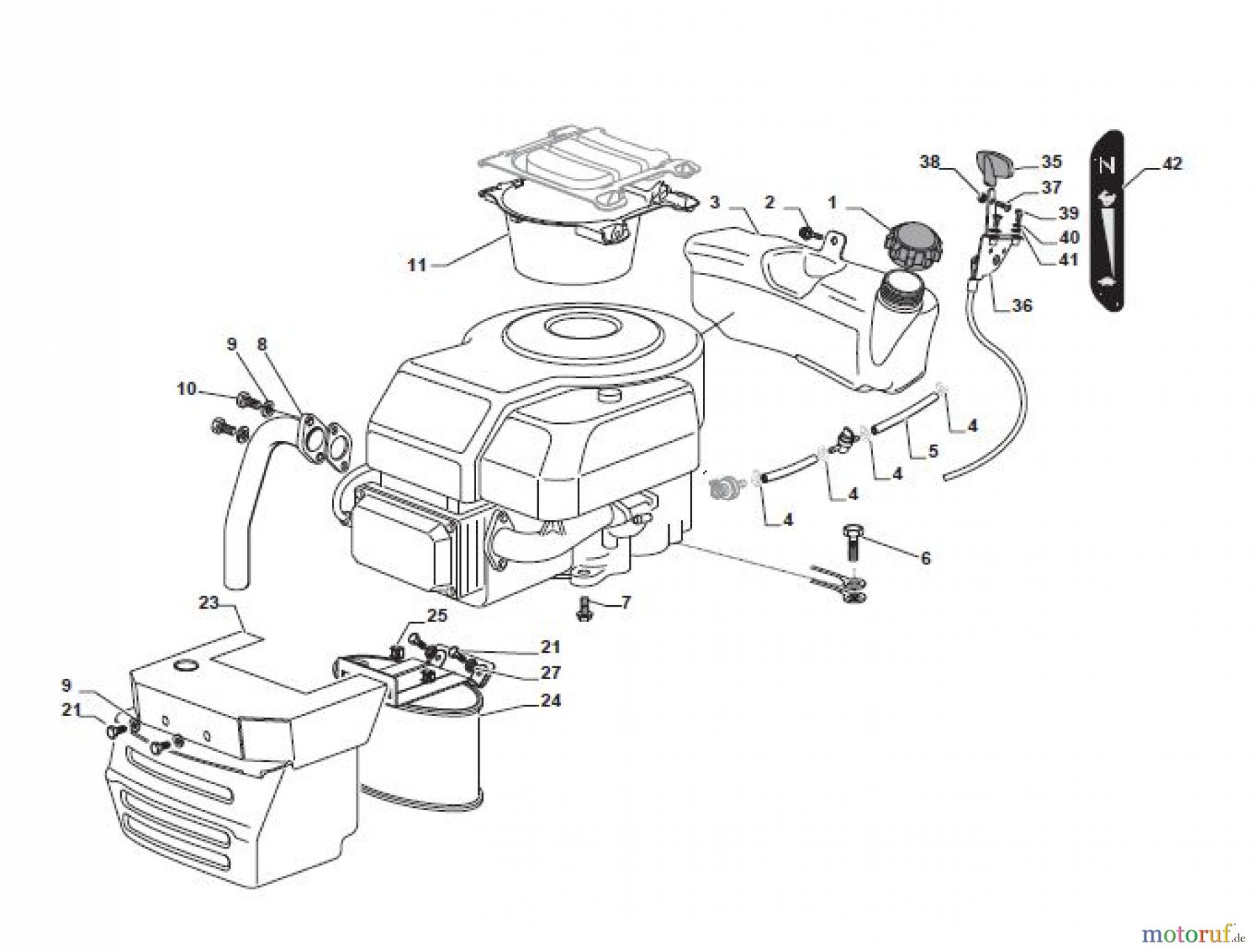Global Garden Products GGP Aufsitzmäher Sammler Collecting 84cm 2017 MPS 84 Hydro Engine - Kohler