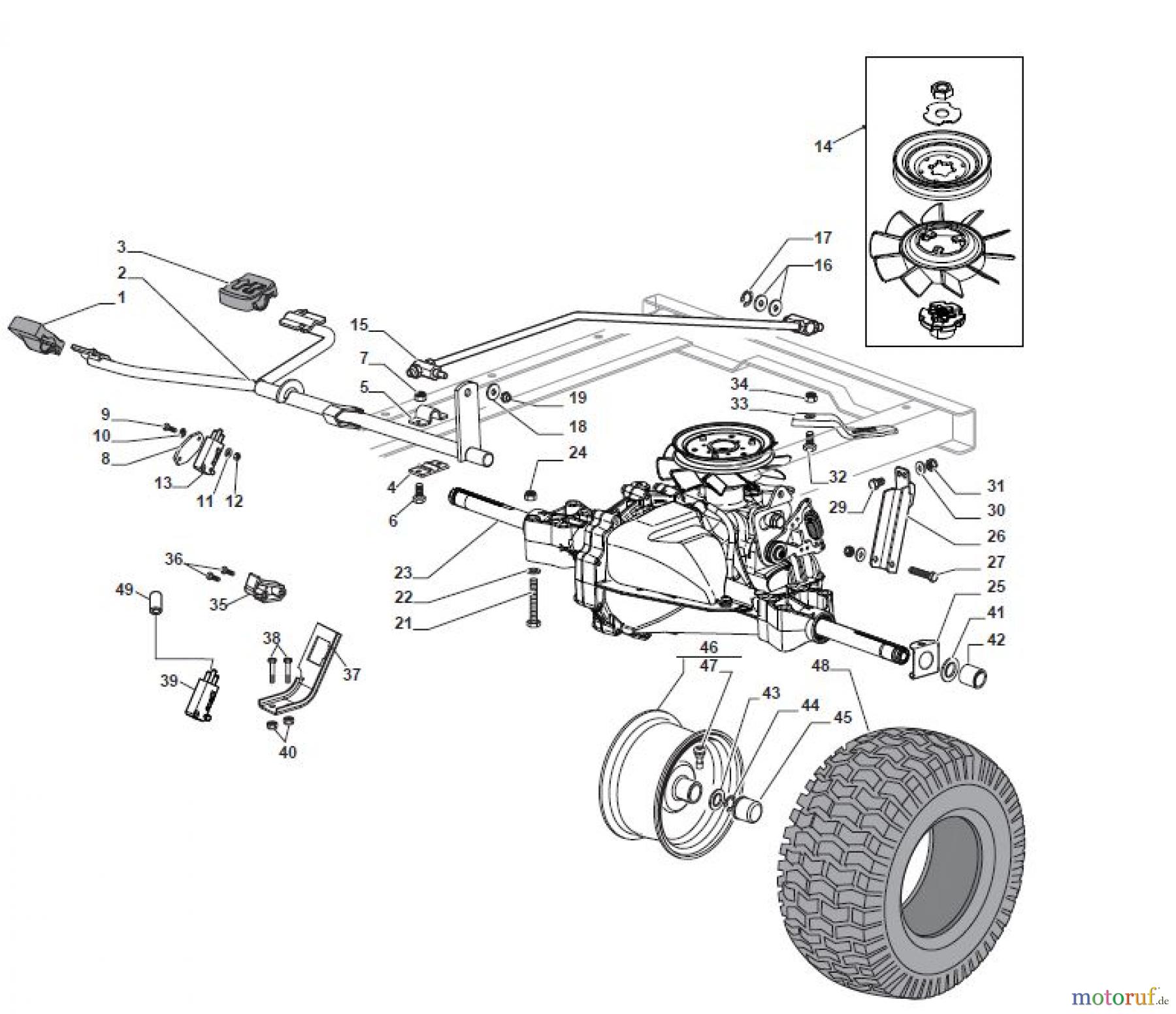  Global Garden Products GGP Aufsitzmäher Sammler Collecting 84cm 2017 MPX 84 Hydro Transmission