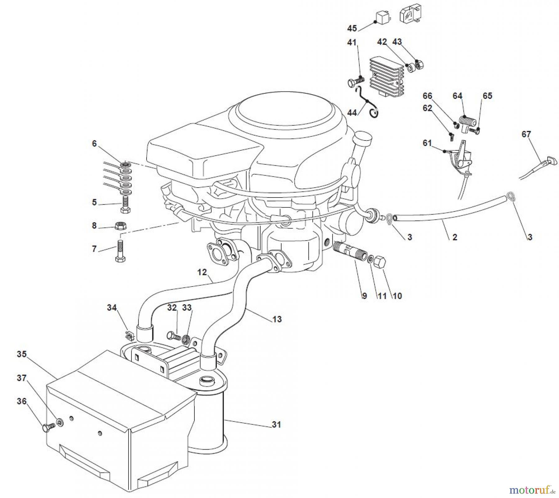 Global Garden Products GGP Aufsitzmäher Sammler Collecting 92cm 2017 NJS 92 Hydro Engine - Honda Gcv 530