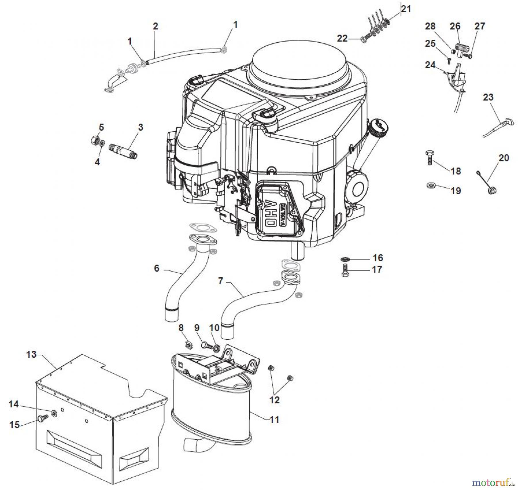 Global Garden Products GGP Aufsitzmäher Sammler Collecting 92cm 2017 NJTP 92 Hydro Engine - Kawasaki FS 600 V