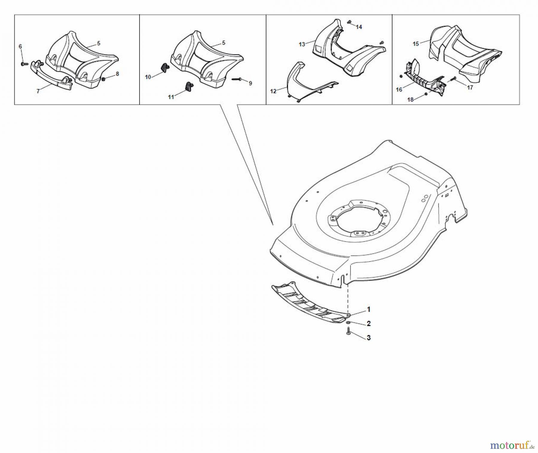 Global Garden Products GGP Rasenmäher Baujahr 2017 Elektro Ohne Antrieb 2017 NT 480 - 480 Q Mask
