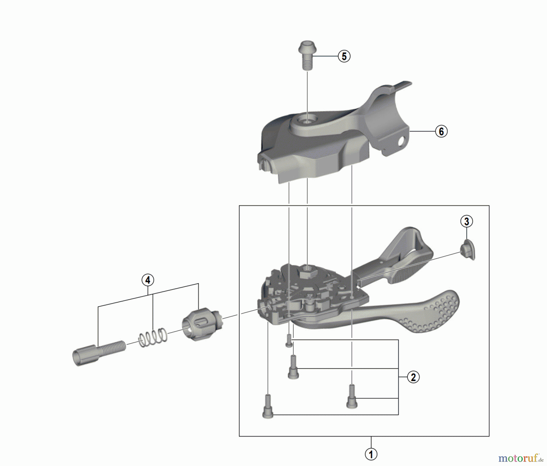  Shimano SL Shift Lever - Schalthebel SL-U5000  METREA Rapidfire Plus Lever  I-specⅡ (2x11-speed)