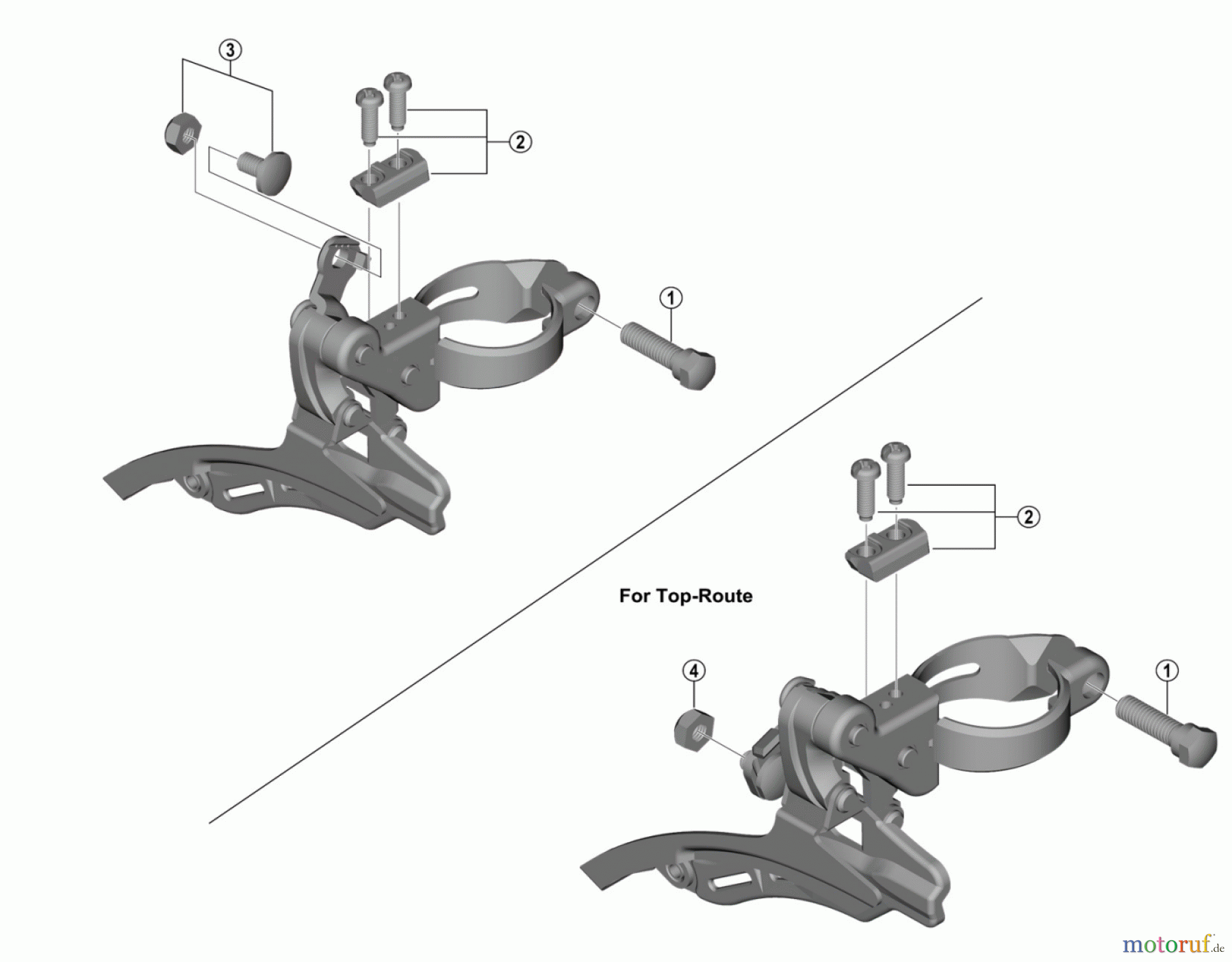  Shimano FD Front Derailleur - Umwerfer FD-TZ510Tourney TZ Front Derailleur