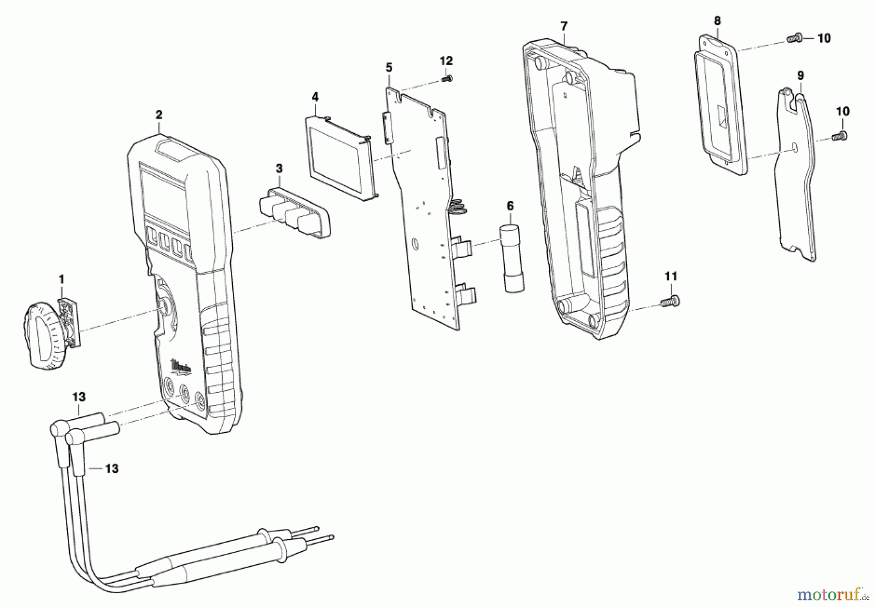  Milwaukee Kabelgeführte Geräte Andere ältere Geräte Diverse 2216-40 SPANNUNGSMESSGERAET