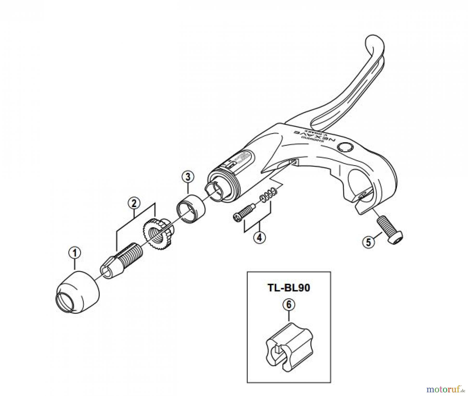  Shimano BL Brake Lever - Bremshebel BL-C900-EV