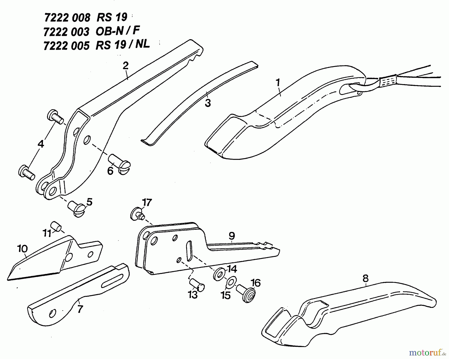  Wolf-Garten Secateurs (Anvil) RS 19 7222005  (1996) Basic machine