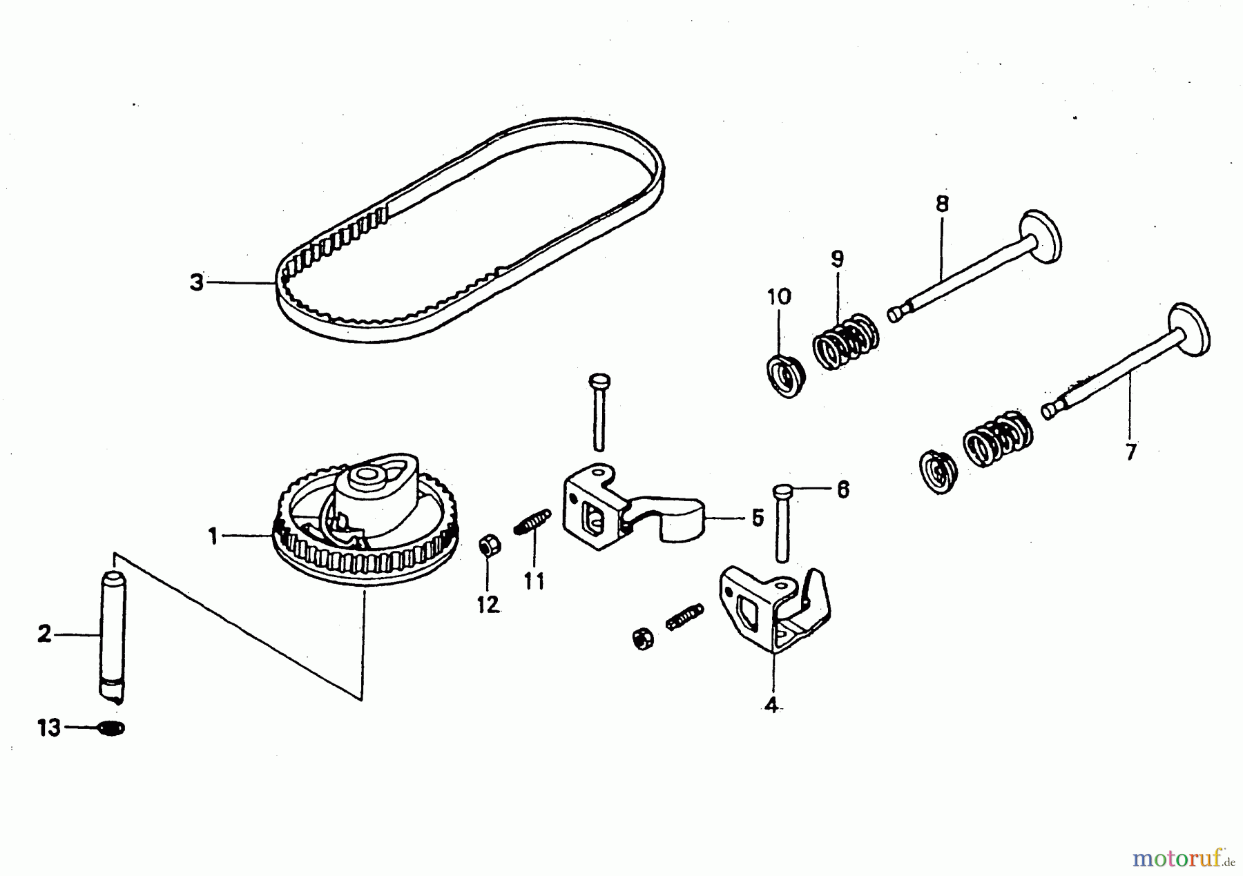  Wolf-Garten Petrol engines Honda GCV 160 2098000-160  (2004) Valve