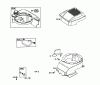 Spareparts Blower housing, Fuel tank