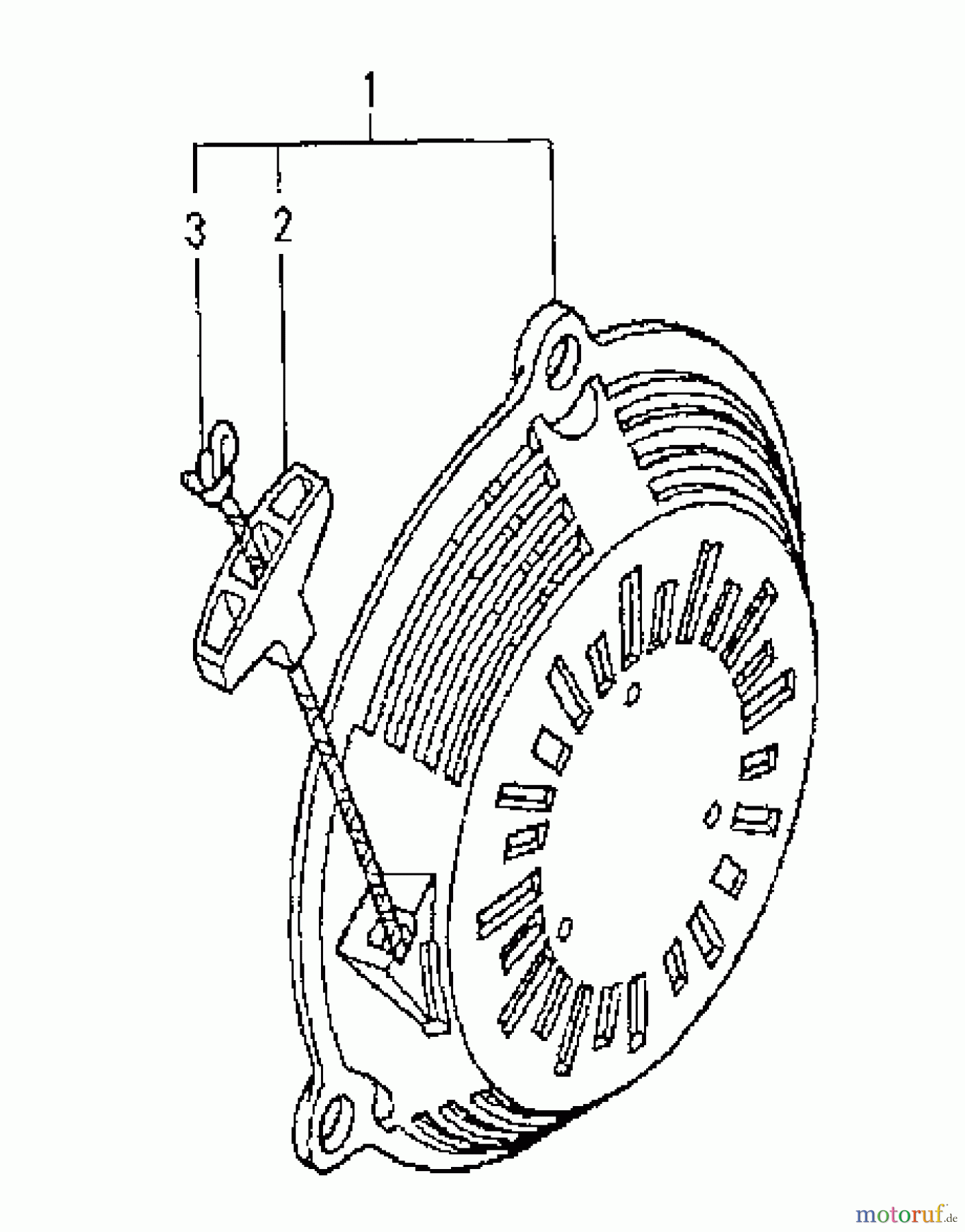  Wolf-Garten Petrol engines Honda GCV 135 2092000  (2006) Recoil starter