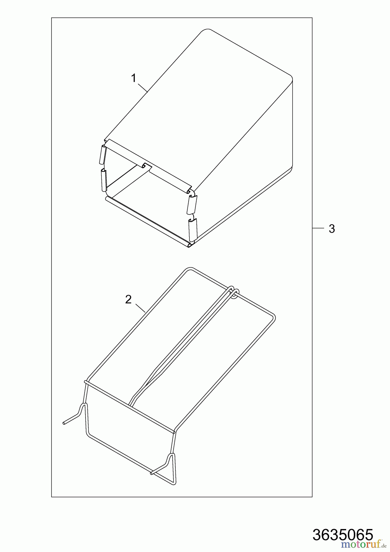  MTD Accessories Accessories verticutter Bags verticutter TK 40 Collection bag 3635065  (2018) Bag verticutter