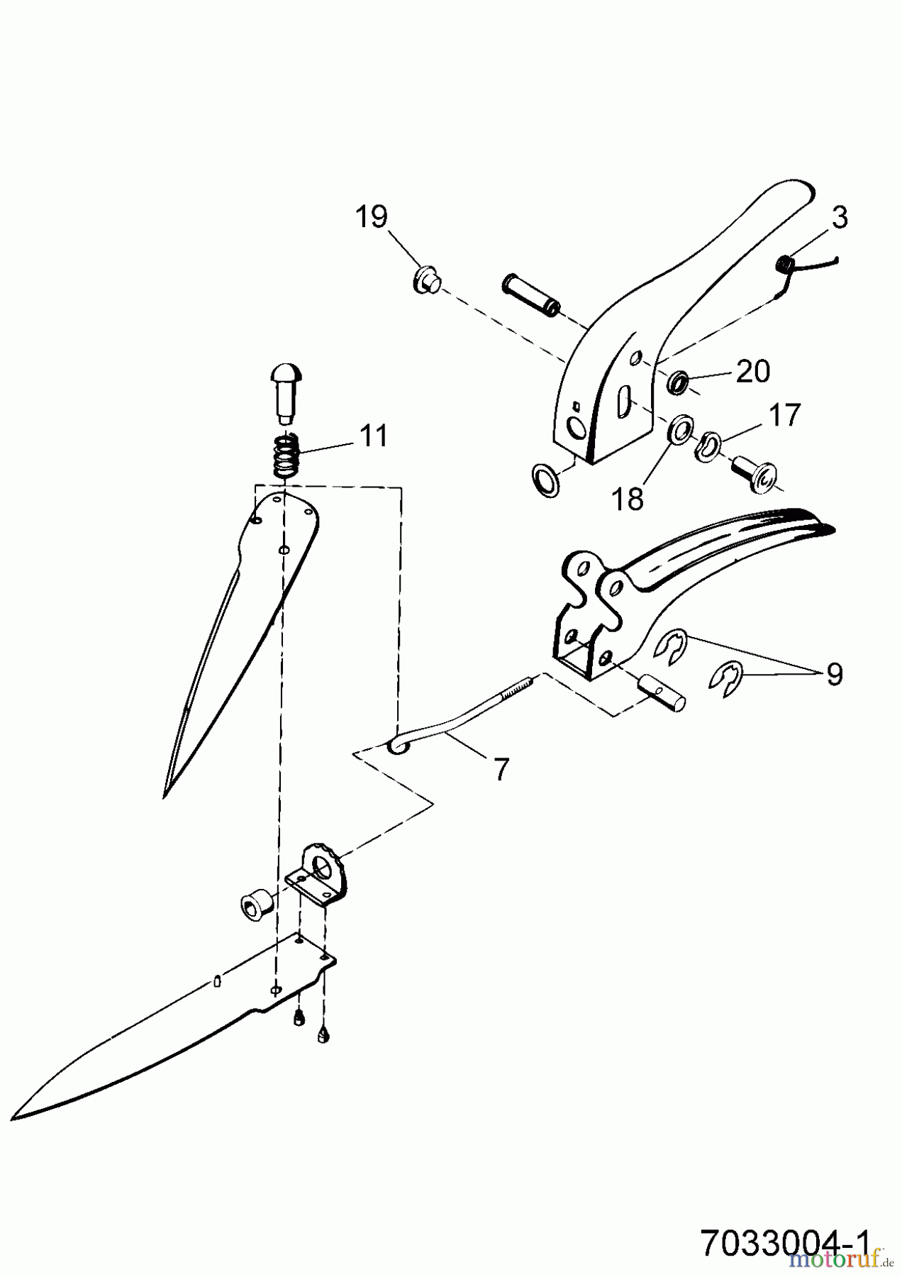 Wolf-Garten Grass shears RI-T 7033004 (1995) Basic machine