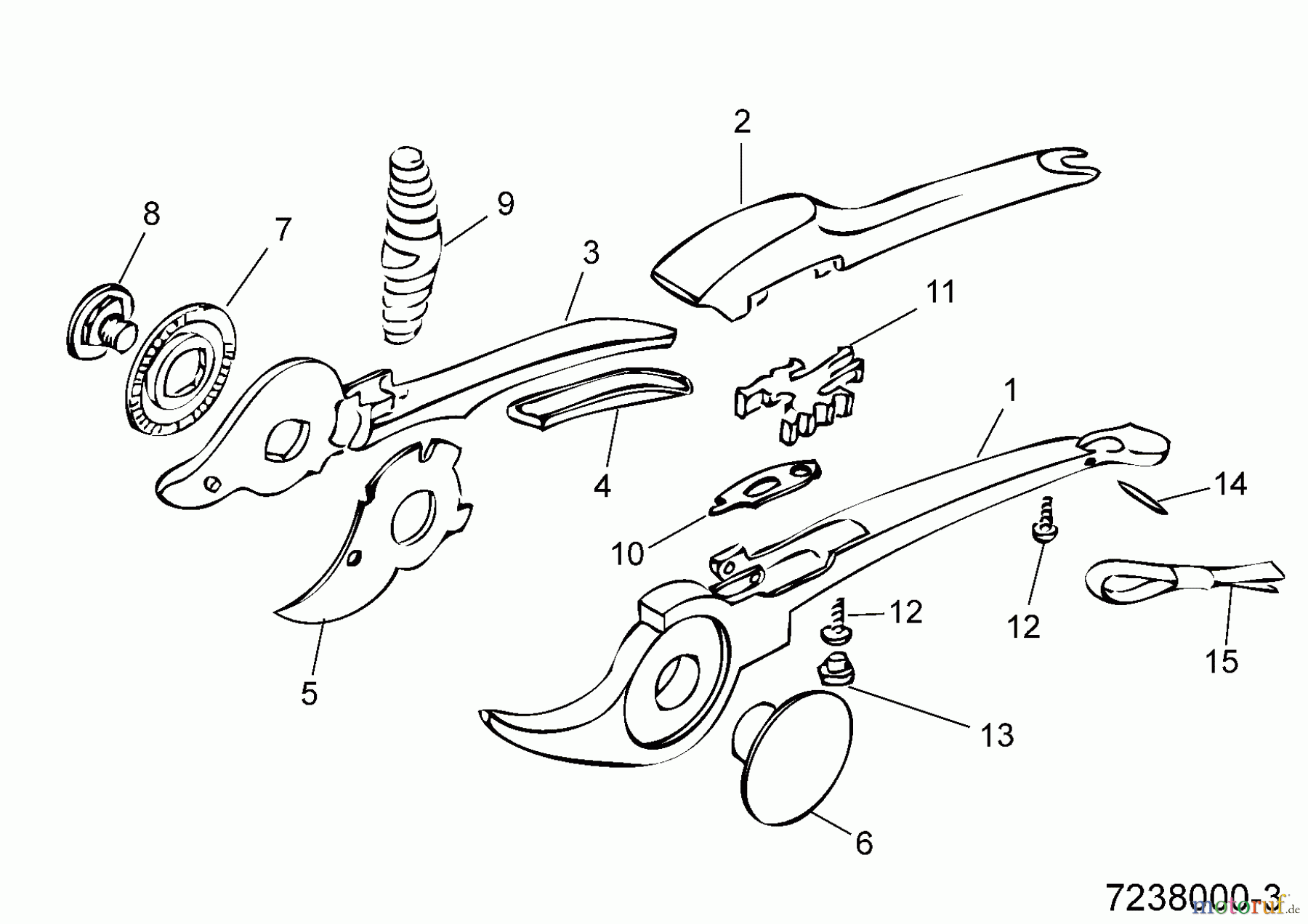  Wolf-Garten Secateurs RR 26 7238000  (1998) Basic machine