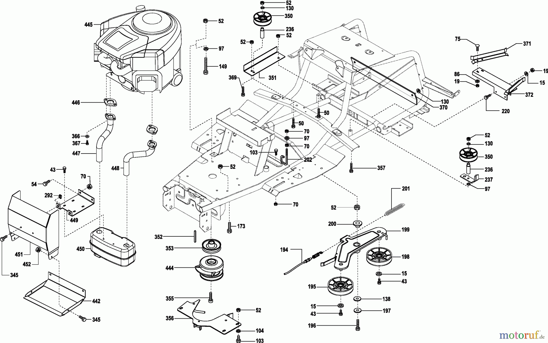 Dolmar Rasentraktoren TM-102.18 H2 TM-102.18 H2 (2002) 4 MOTOR