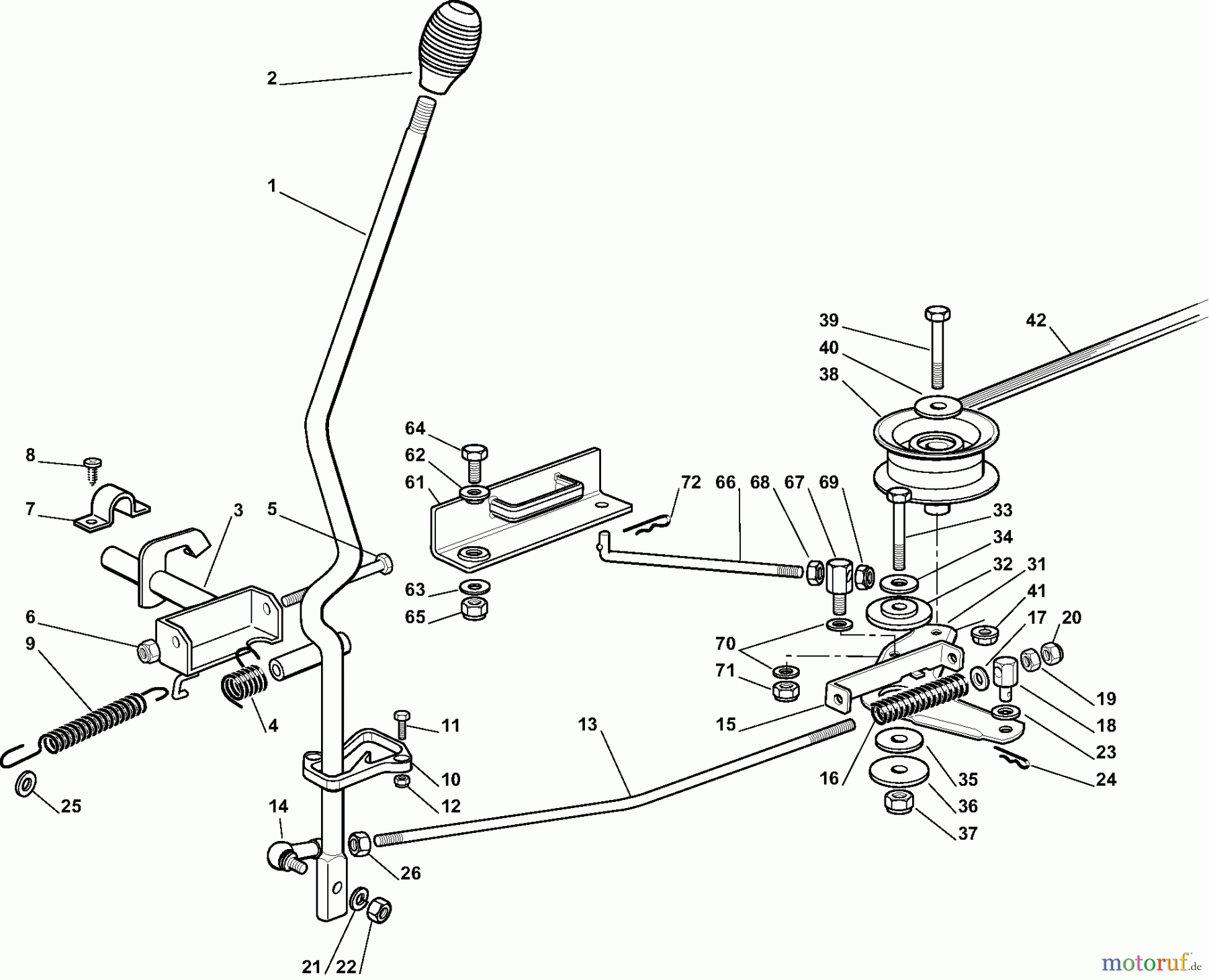  Dolmar Rasentraktoren RM7213H RM-72.13 H (2011) 8  SCHNEIDWERKZEUG (1)