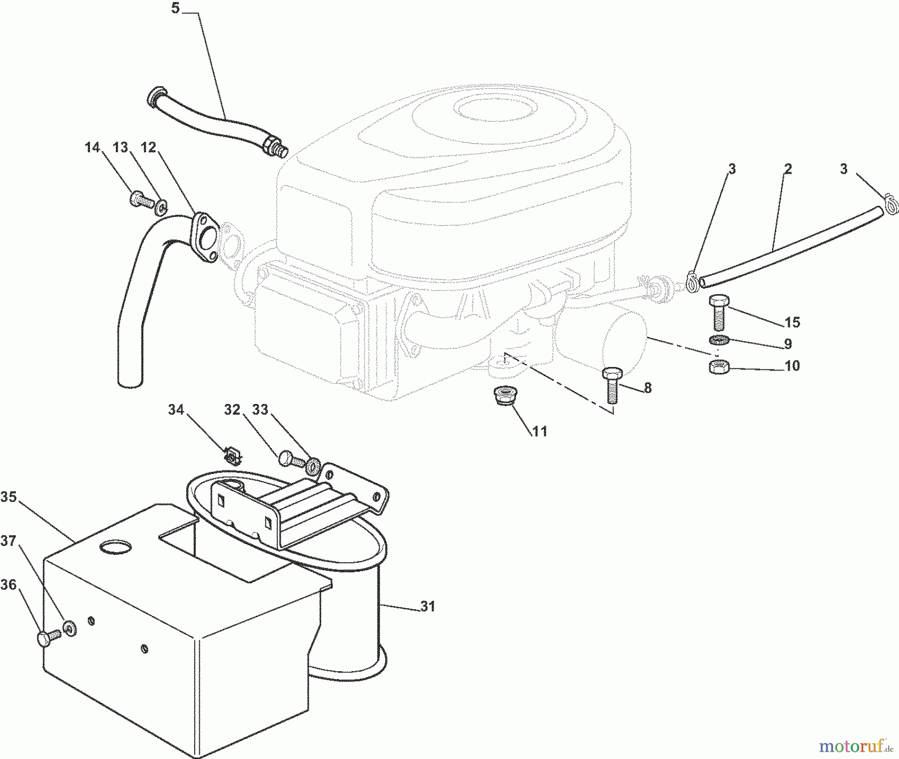  Dolmar Rasentraktoren TM10218H TM10218H (2015-2019) 5a  Motor