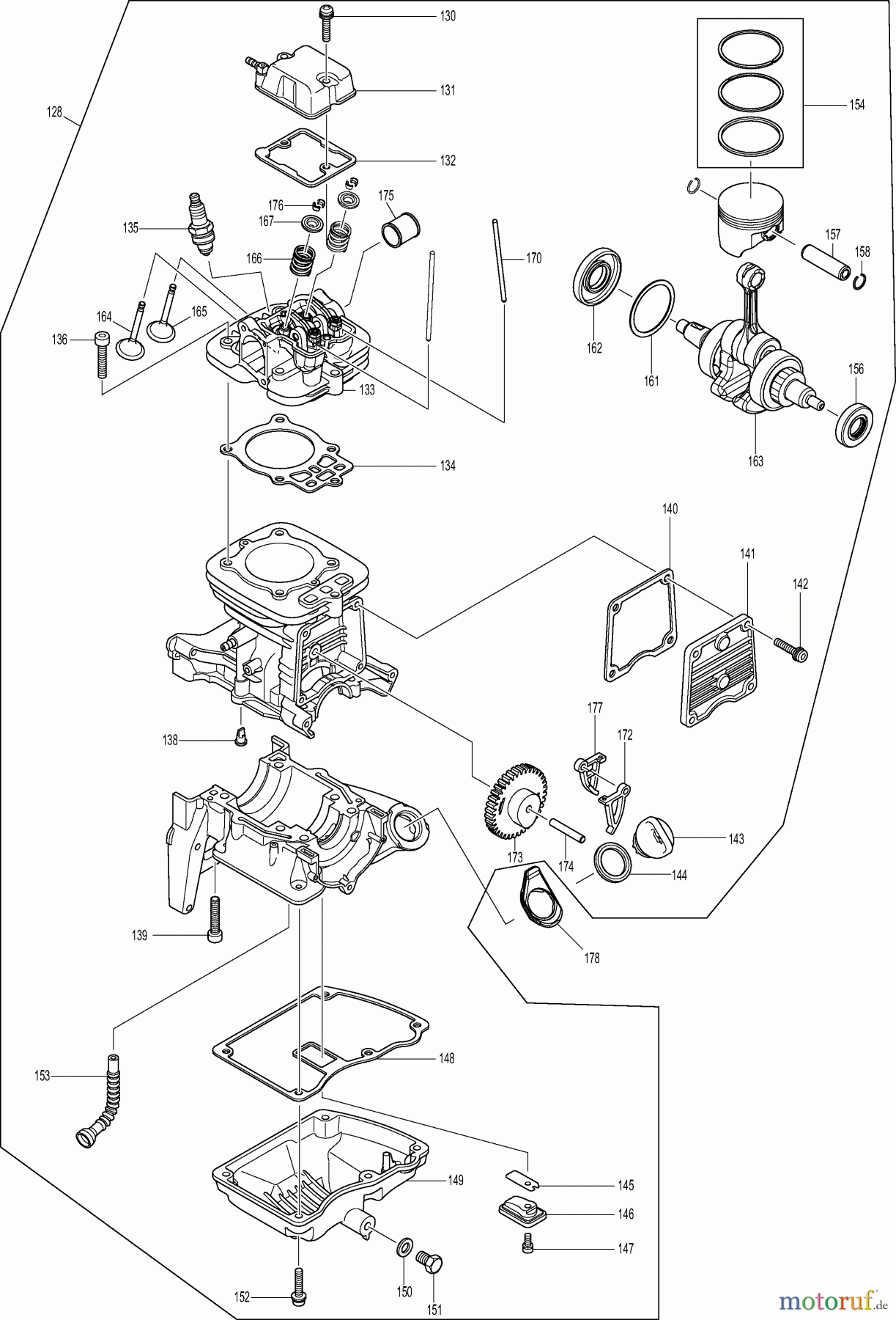  Dolmar Blasgeräte Benzin PB76604 7  Motorblock