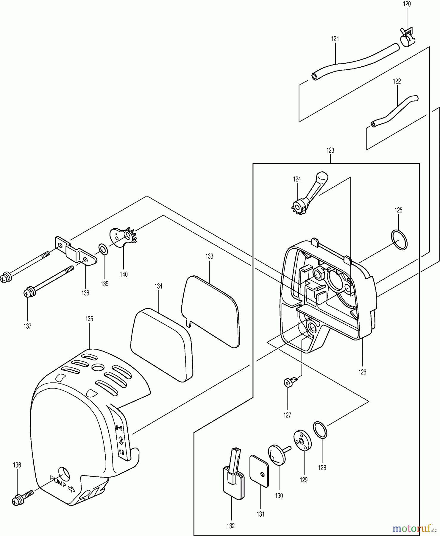  Dolmar Blasgeräte Benzin PB-251.4 (USA) 7  Luftfilter