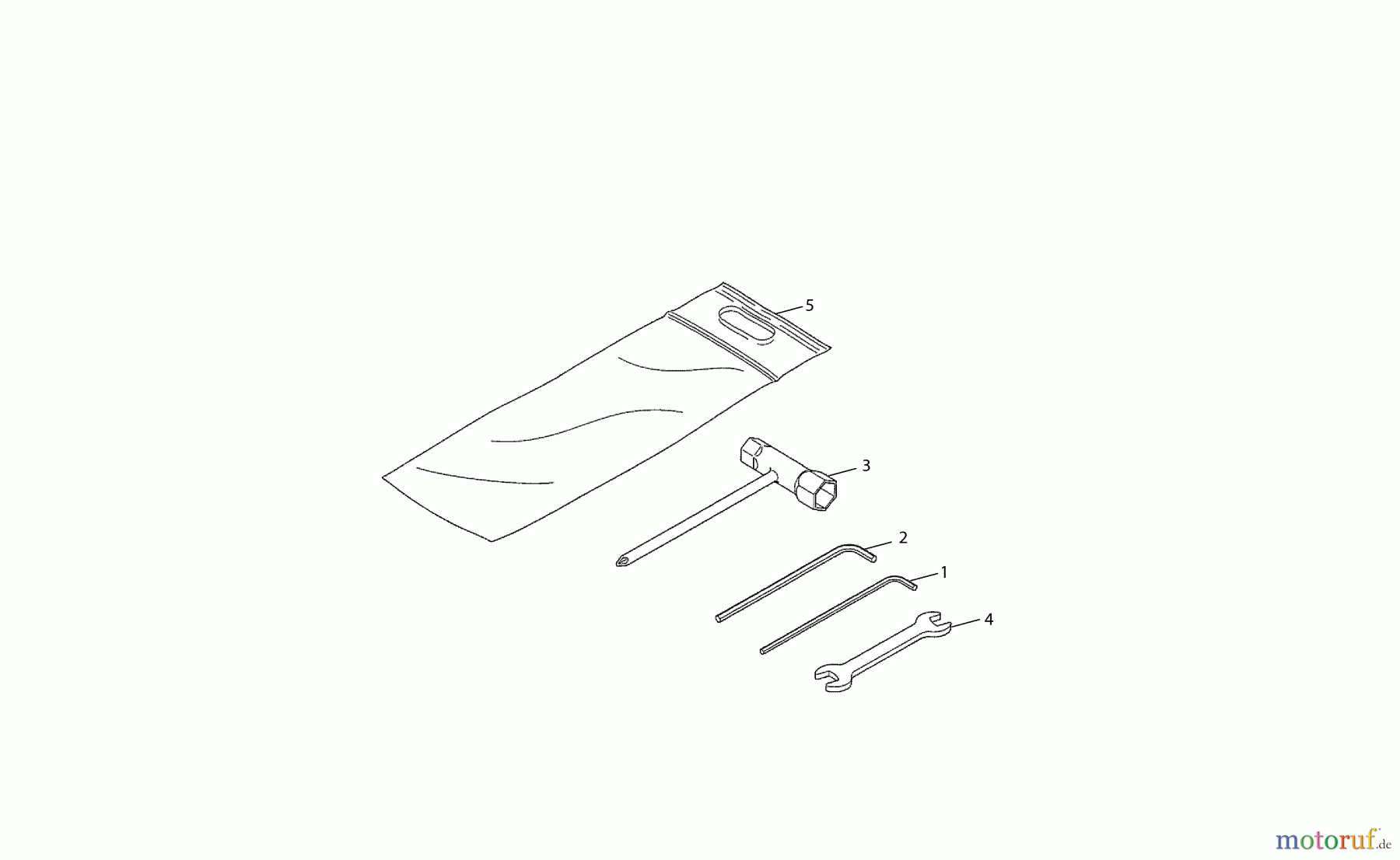 Dolmar Motorsensen & Trimmer Benzin 2-Takt MS-260 U (USA) 11 Werkzeug