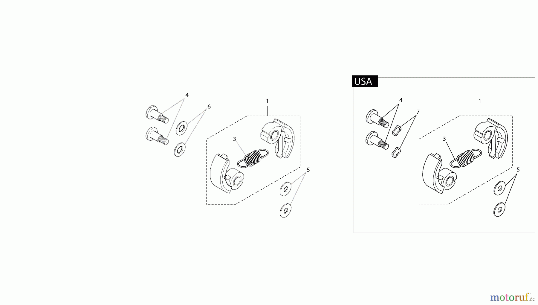 Dolmar Motorsensen & Trimmer Benzin 2-Takt MS-230 C (USA) 8 Kupplung