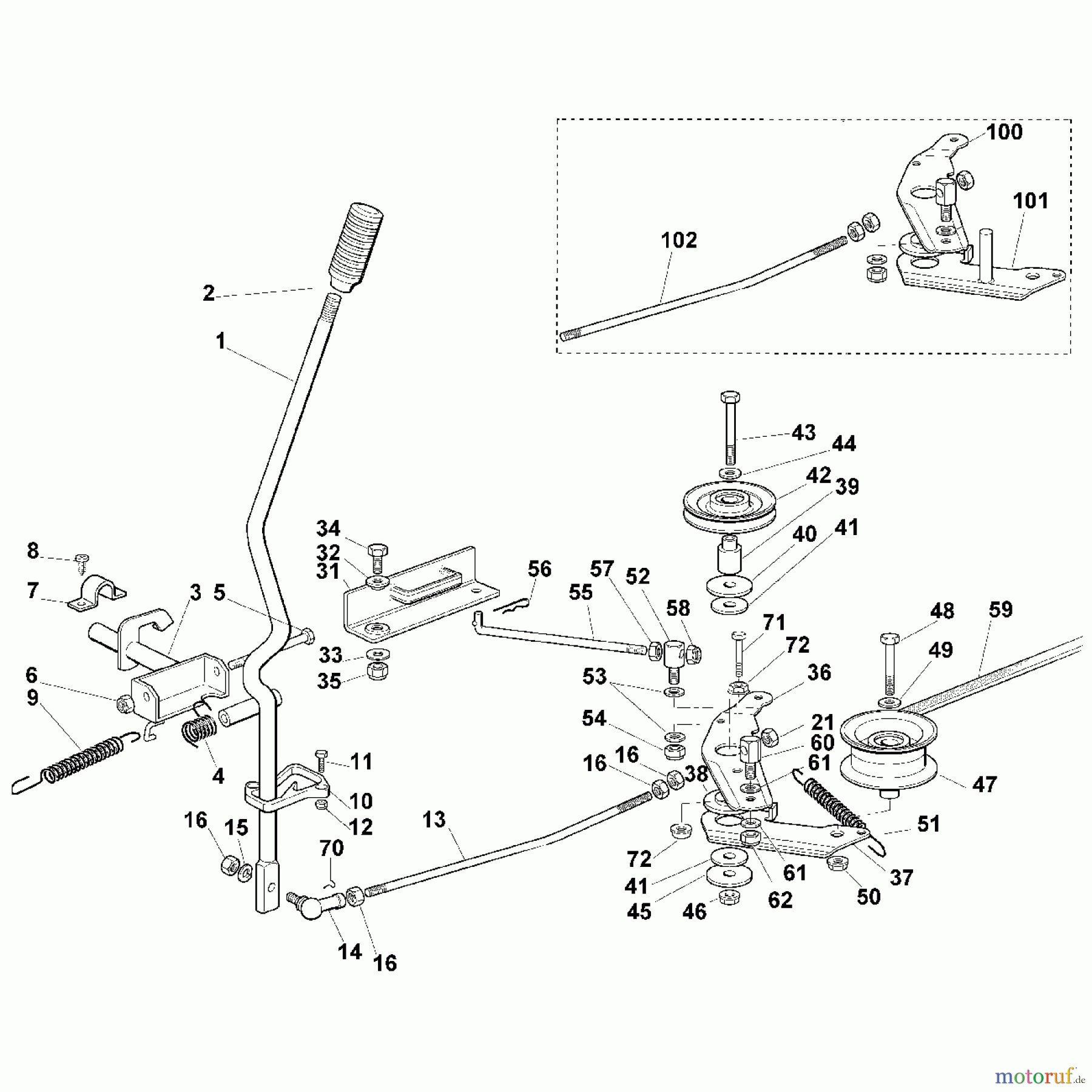  Viking Aufsitzmäher Aufsitzmäher MR 380 H - Mähwerk - 1