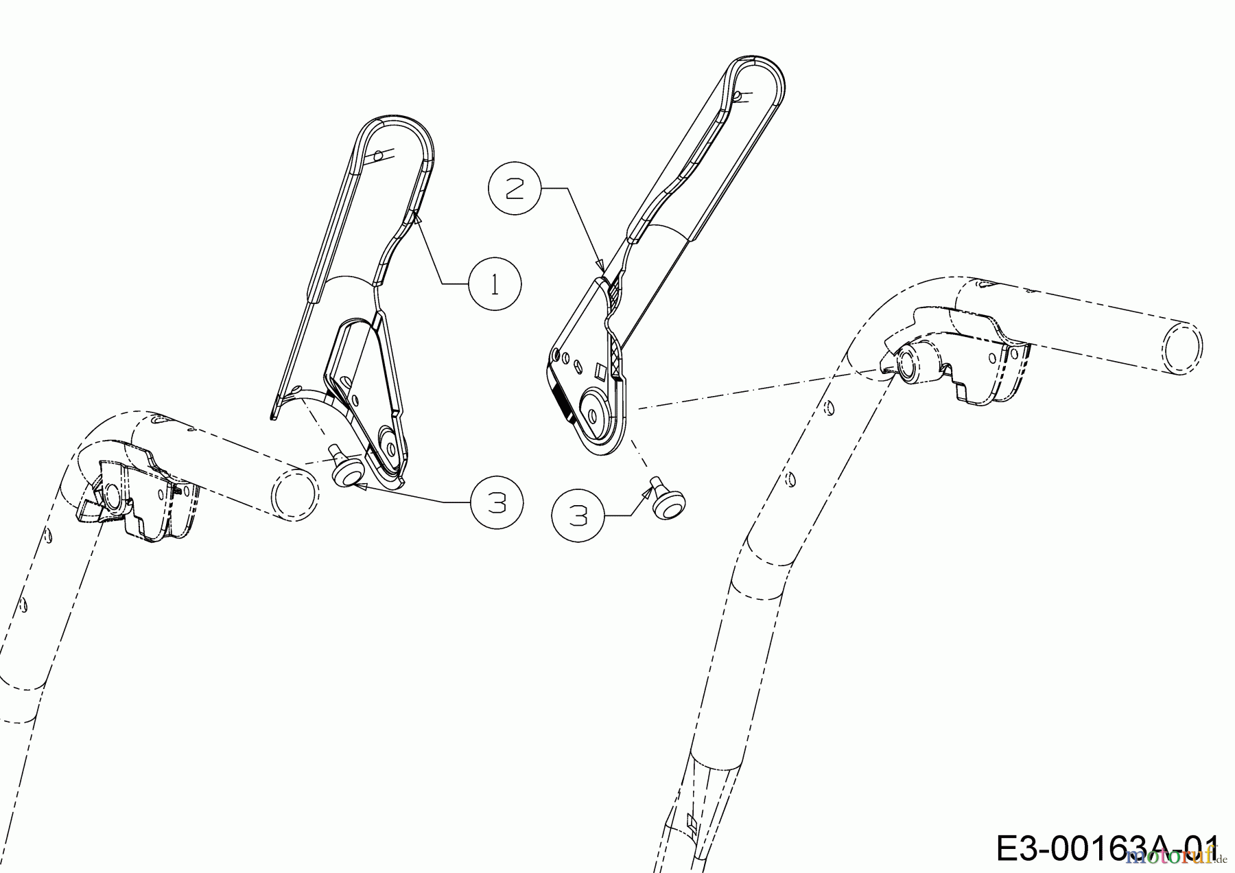  MTD Snow throwers M 61 31A-62C2678  (2019) Clutch levers