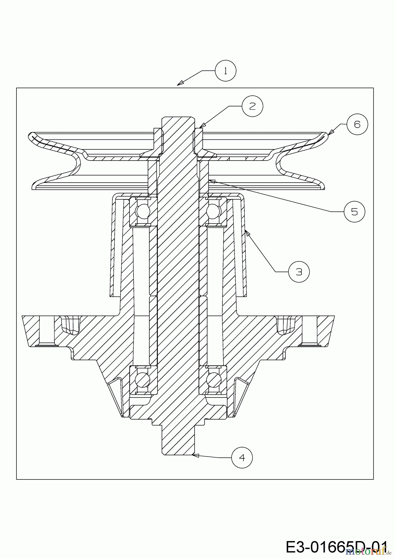  Bricolage Lawn tractors INV A14592 AB 13AM71SE648  (2020) Spindle 618-0324D / 918-0324D