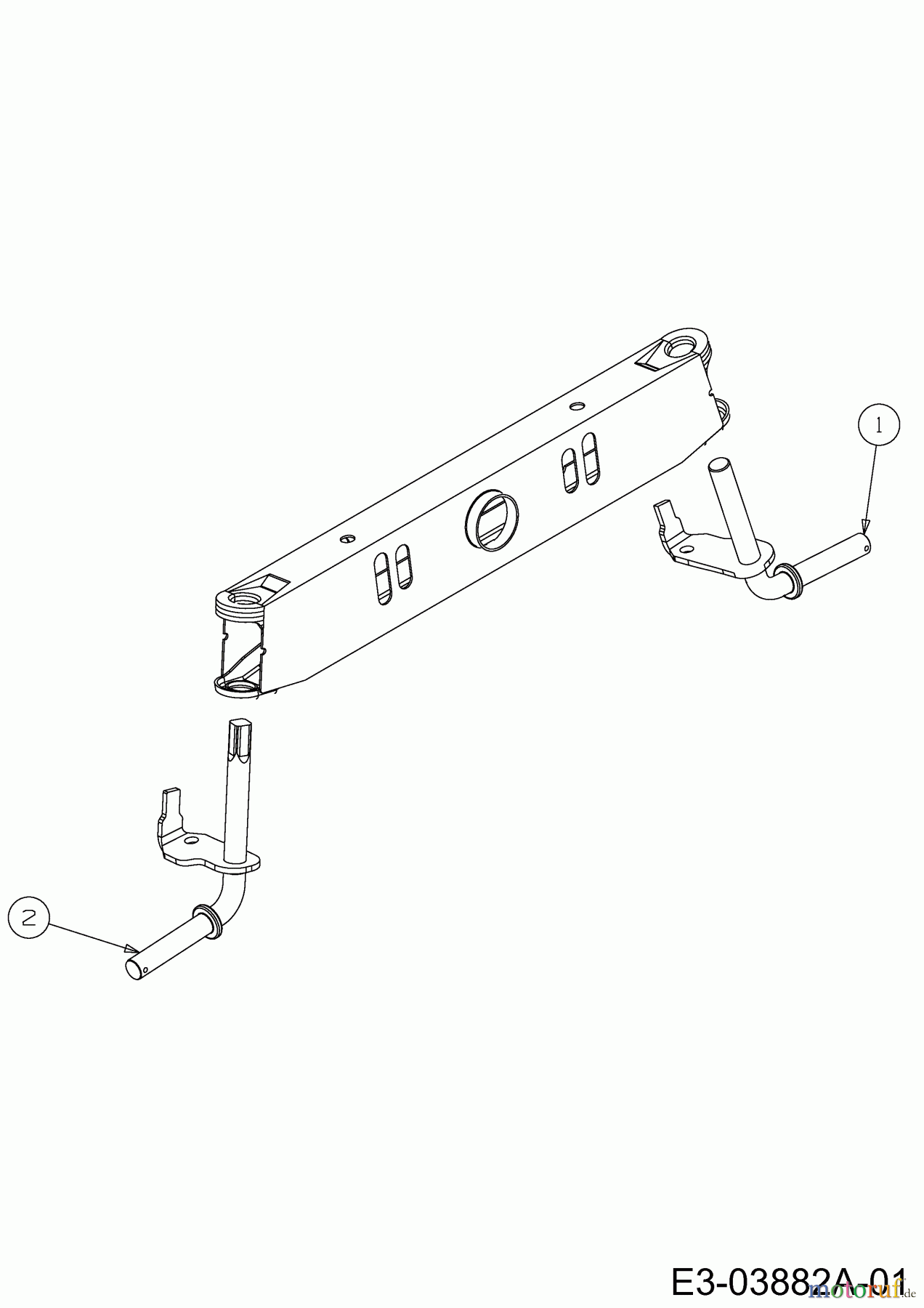  MTD Lawn tractors Smart RC 125 13A776KC600  (2019) Axles