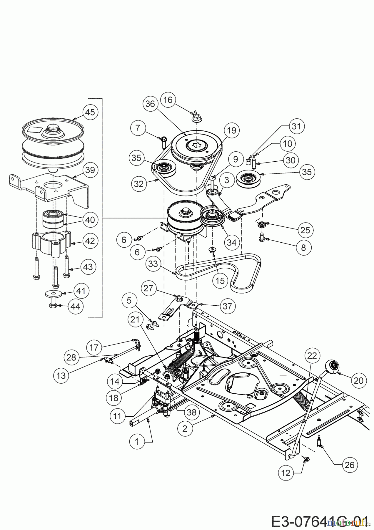  MTD Lawn tractors Minirider 60 SDE 13AA26JC600  (2019) Drive system