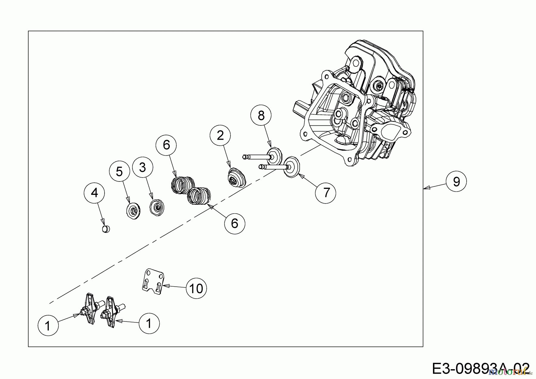  MTD-Engines Horizontal 670-WH 752Z670-WH  (2019) Cylinder head