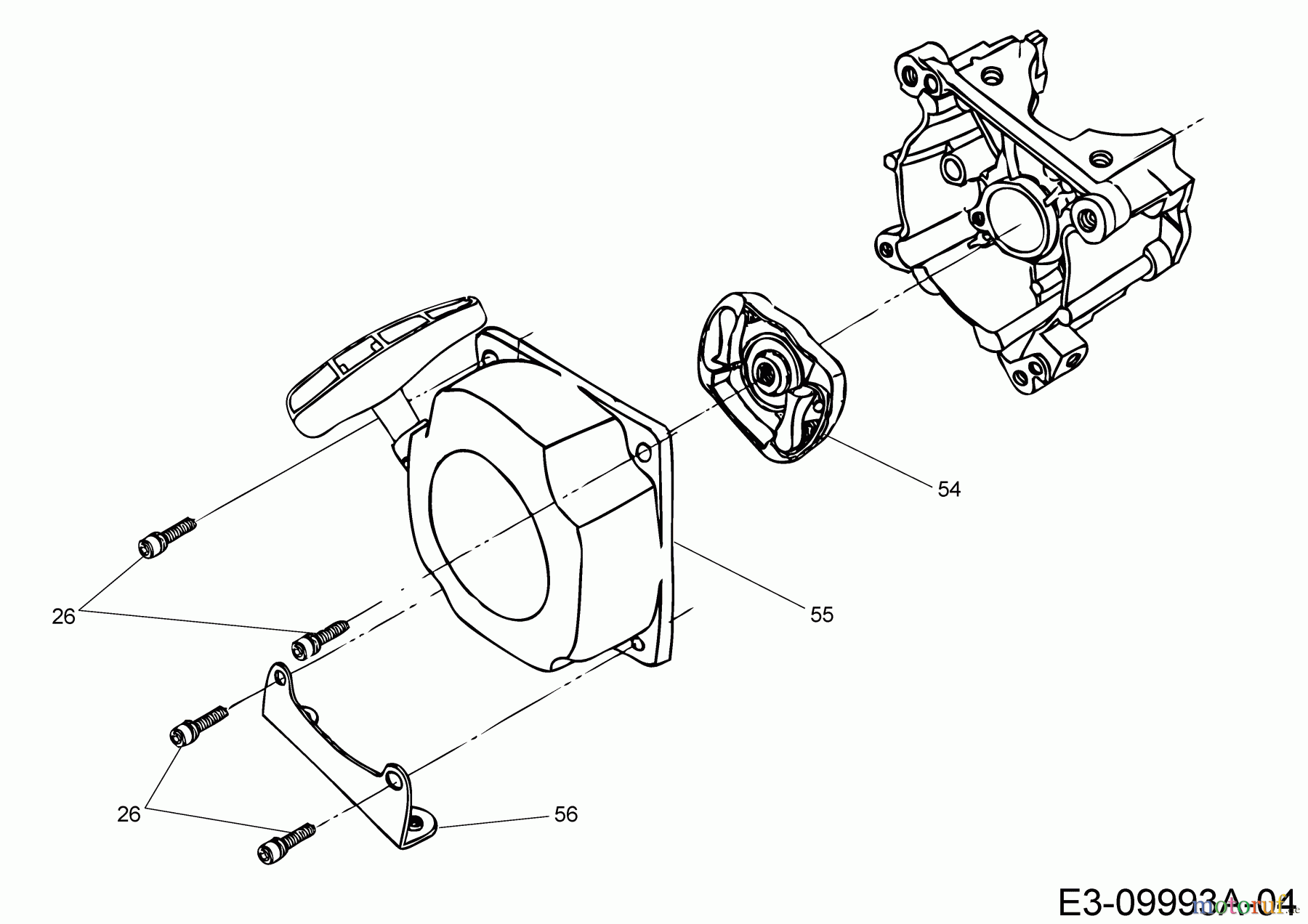 MTD Brush cutter Smart BC 43 D 41ATG1N-678 (2019) Recoil starter