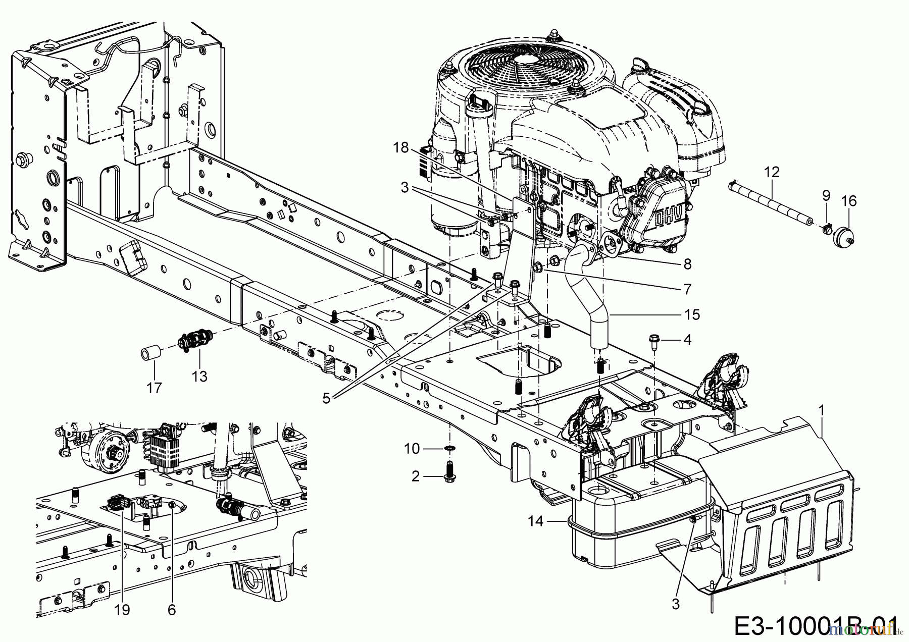 Greenbase Lawn tractors V 162 C 13A8A1KF618 (2020) Engine accessories