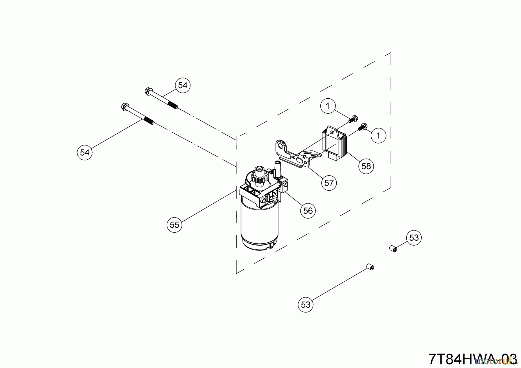  MTD-Engines Vertical 7T84HWA 7T84HWA (2023) Starter, voltage regulator