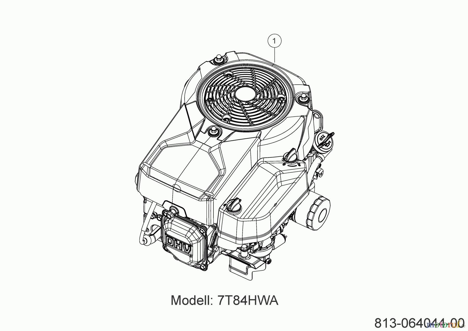  MTD Lawn tractors MTD 76 13B7765C600 (2022) Engine