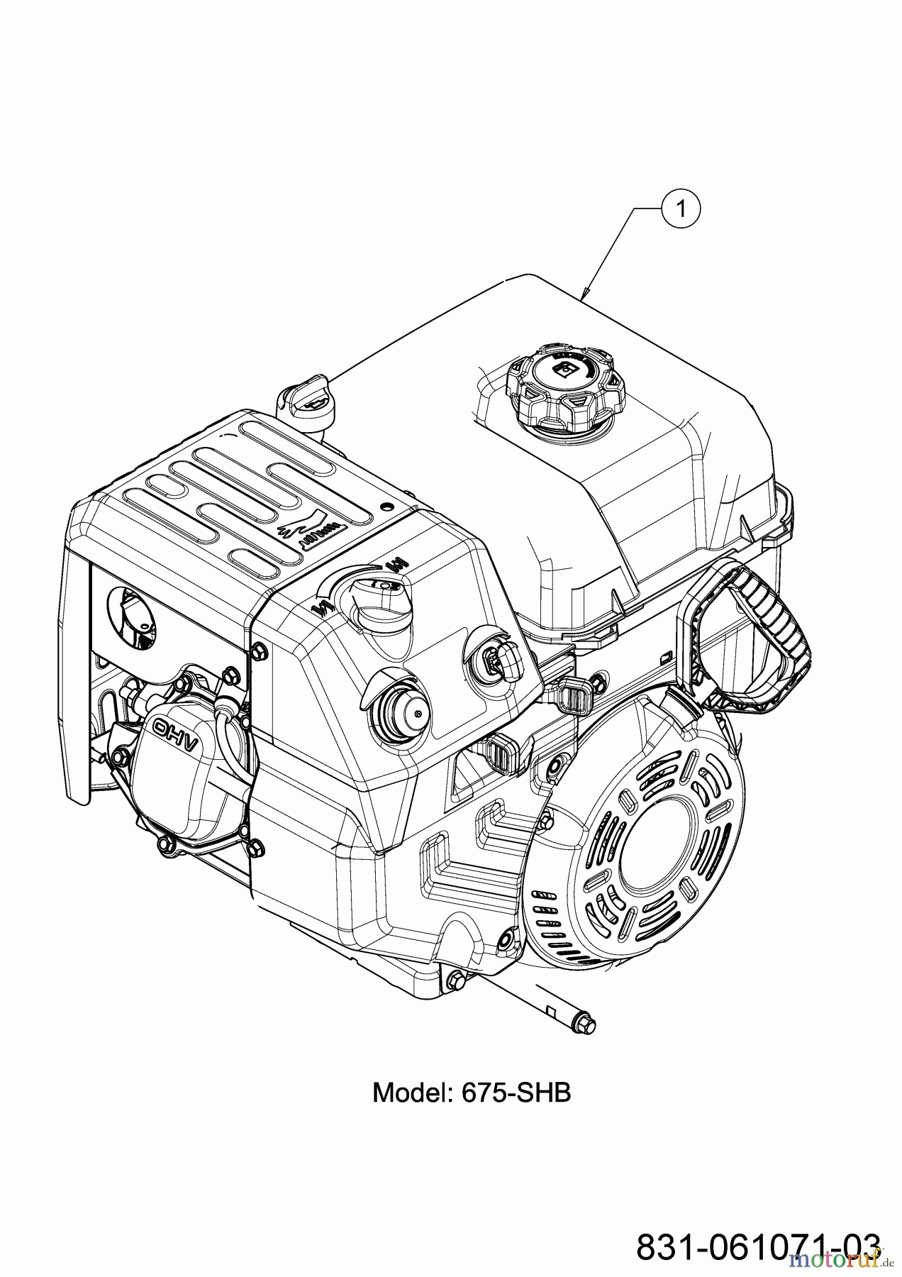 MTD Snow throwers Optima ME 66 31CY5FT3678 (2022) Engine MTD