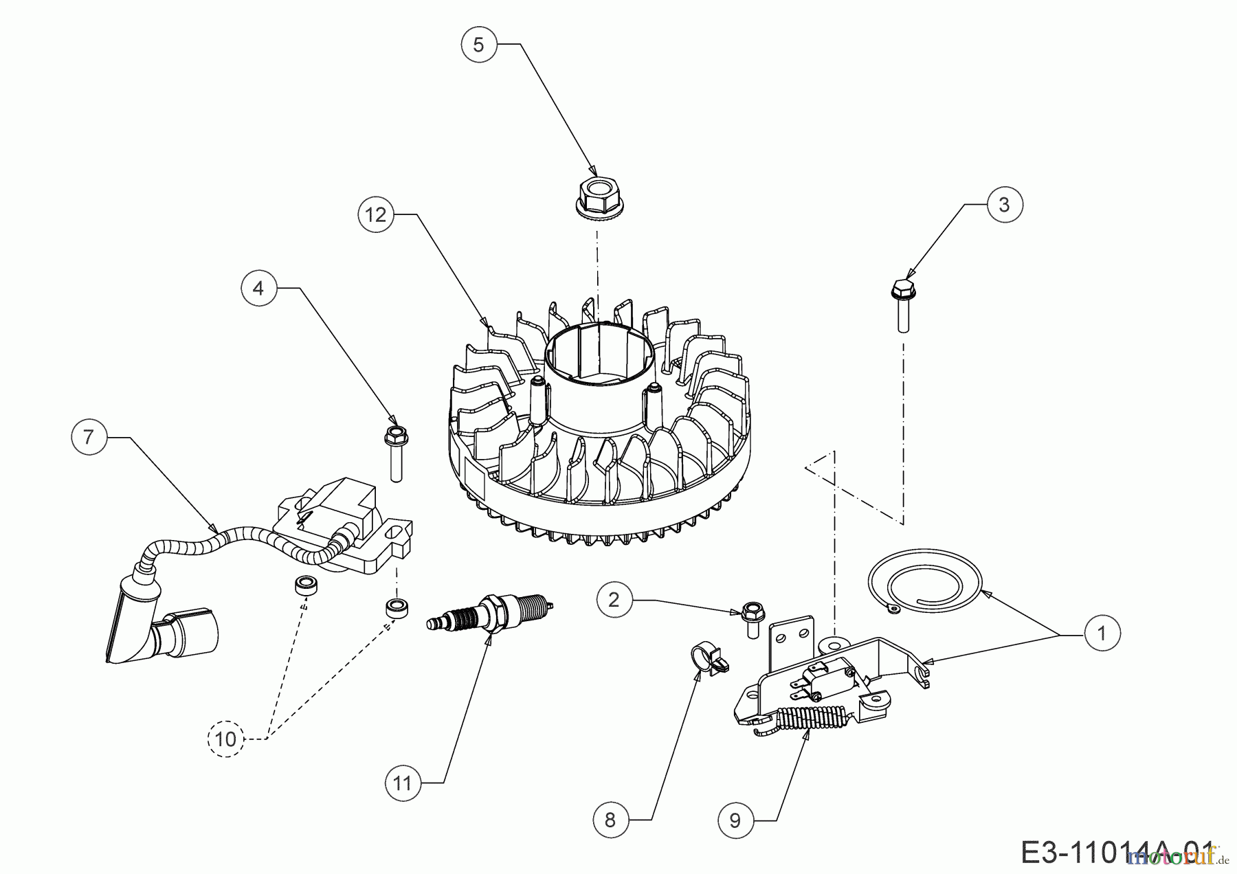  MTD-Engines Vertical 6X70RHB 752Z6X70RHB (2020) Brake, Flywheel, Ignition coil