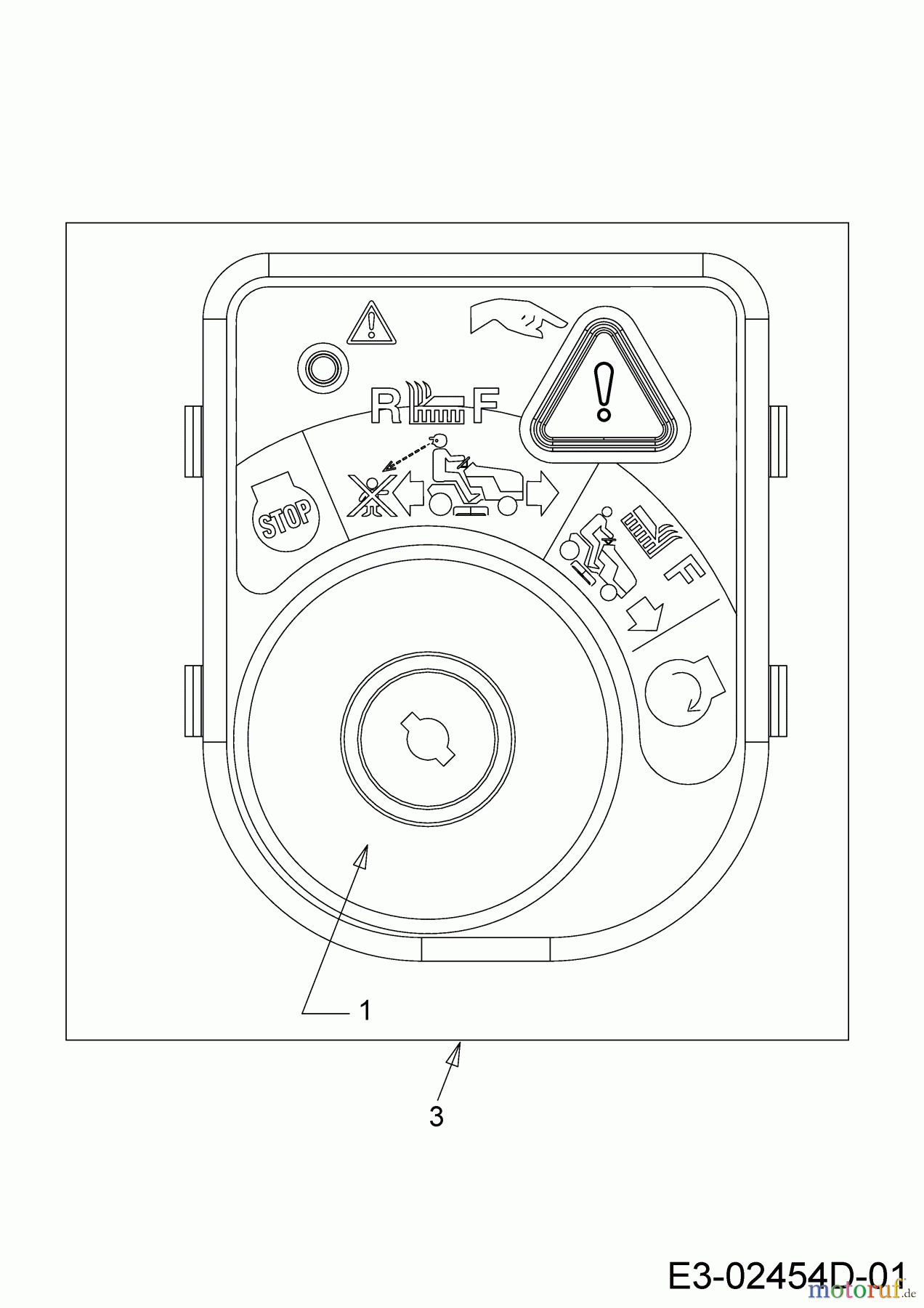  Cub Cadet Lawn tractors LT3 PR105 13IT71DN603  (2020) Ignition switch