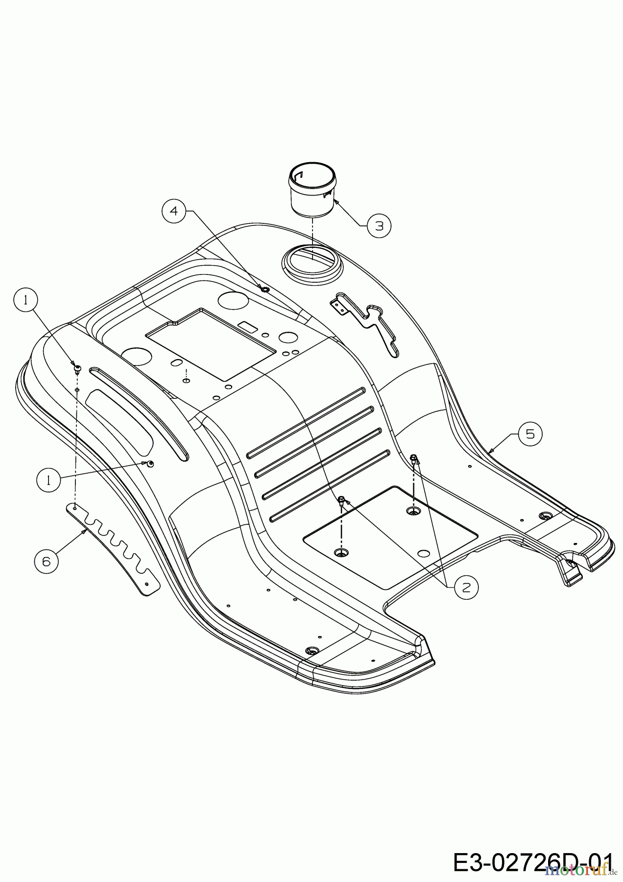  Cub Cadet Lawn tractors LT3 PS107 13IT79DG603  (2019) Fender