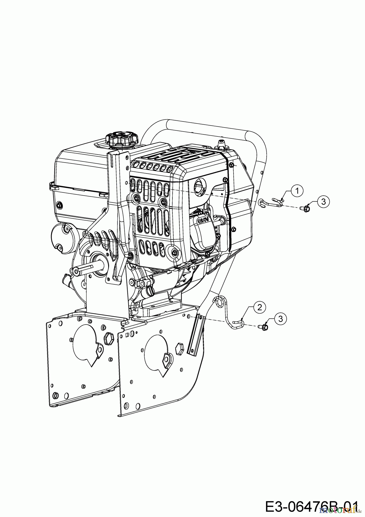  Cub Cadet Snow throwers XS3 76 TDE 31AY7EVZ603 (2021) Cable guide