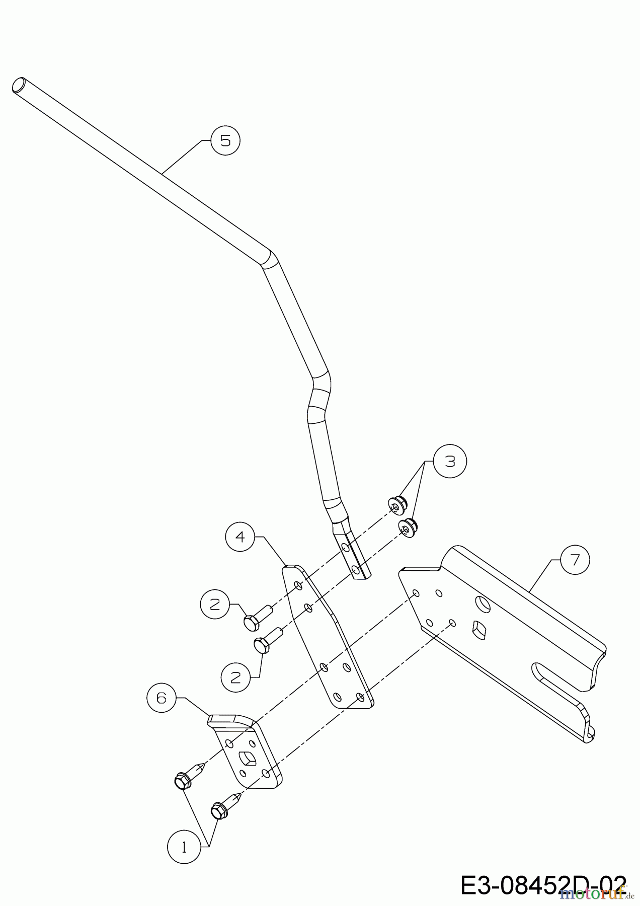 Cub Cadet Snow throwers XS3 76 TDE 31AY7EVZ603 (2020) Adjusting lever