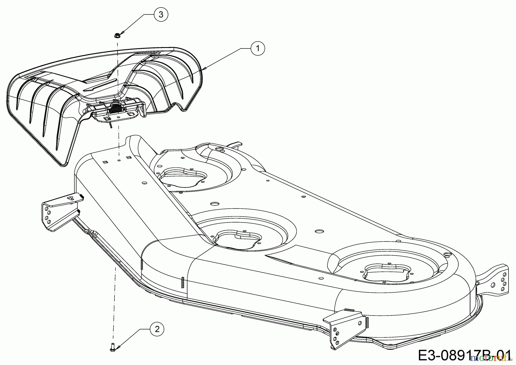 Cub Cadet Zero Turn XZ1 127 17CICACQ603 (2019) Deflector