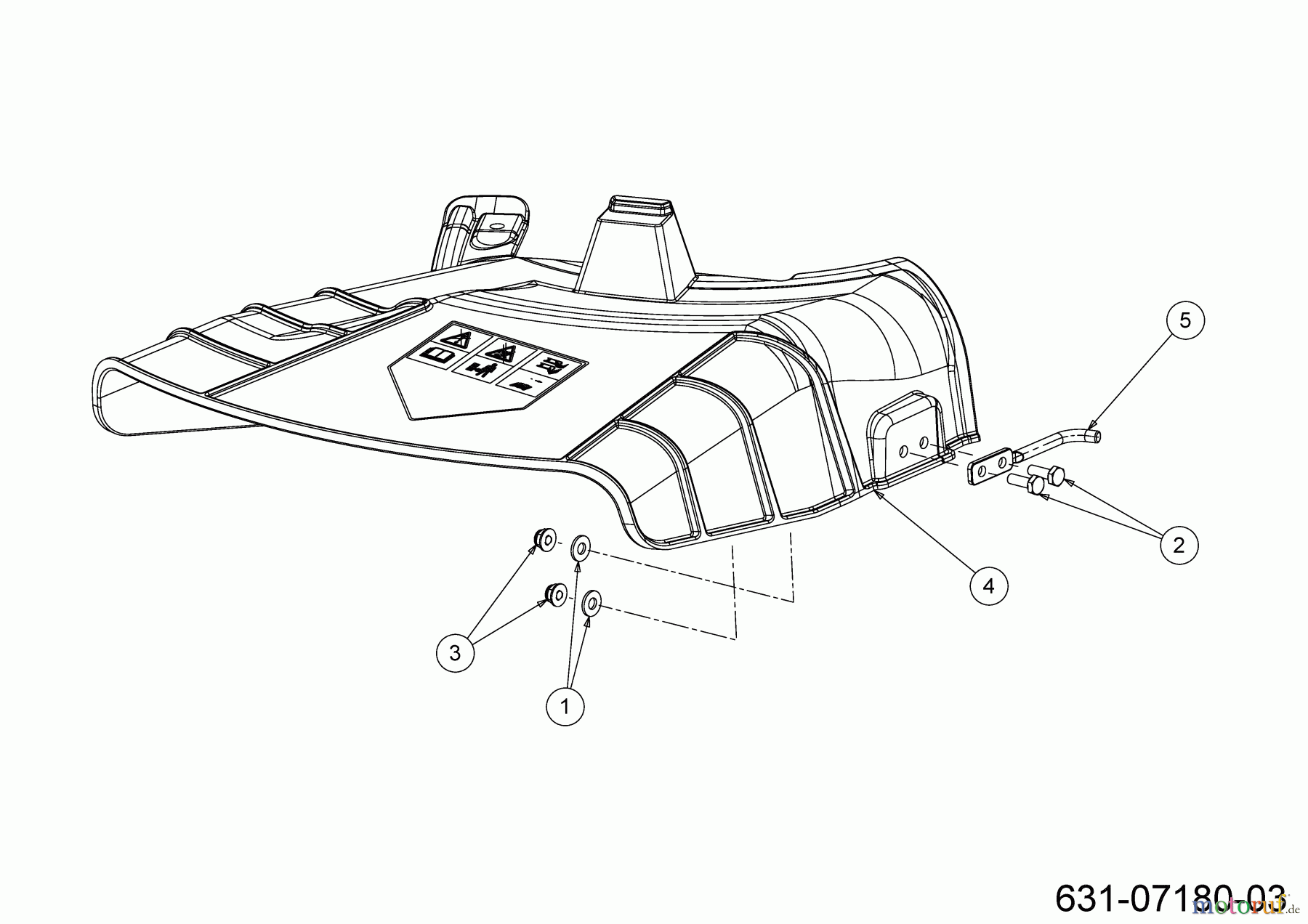 Cub Cadet Lawn tractors LT1 NS92 13AB77BY603 (2023) Deflector