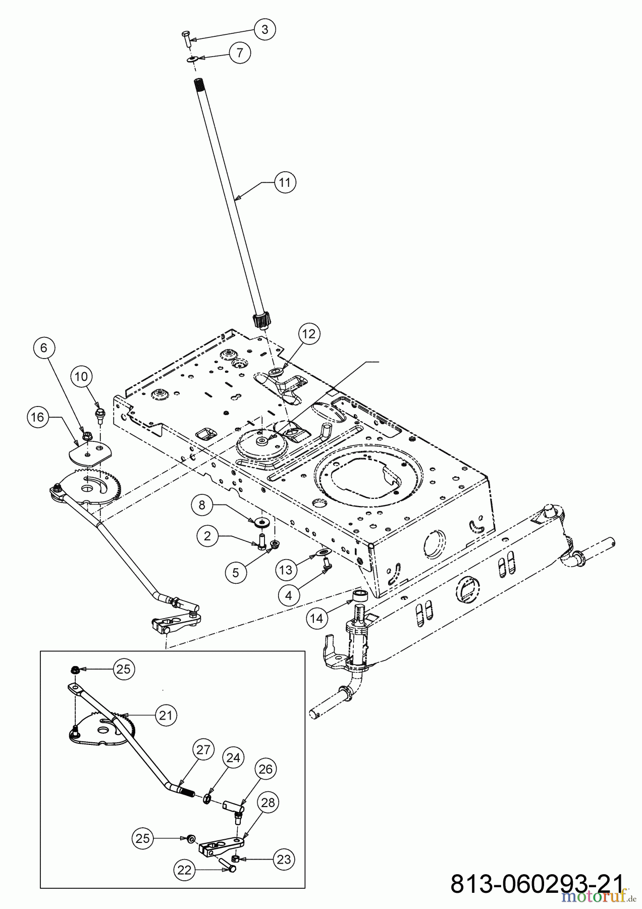  Cub Cadet Lawn tractors LT2 NS92 13AB78BY603 (2023) Steering