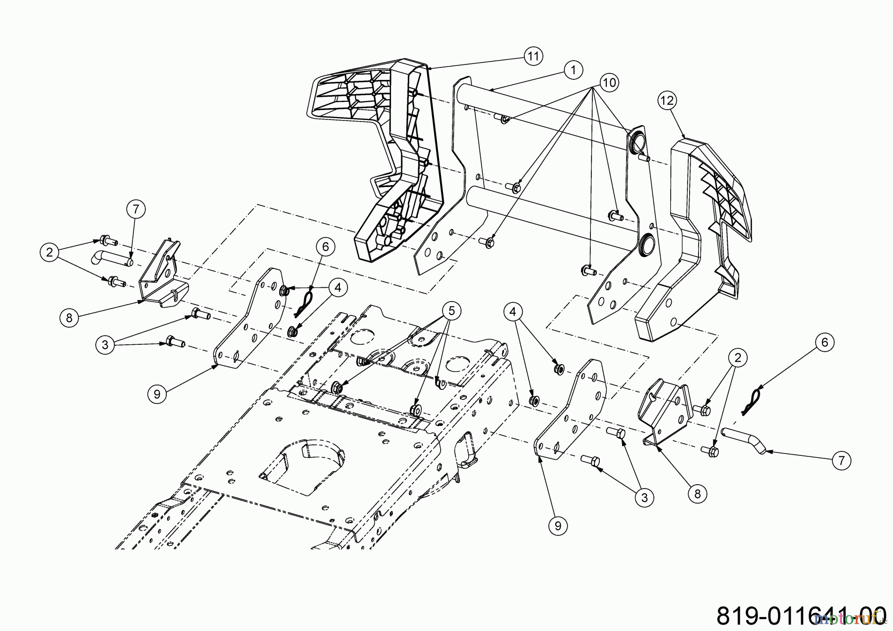  Cub Cadet Lawn tractors XT3 QR106 13AFA5TR603 (2023) Bumper