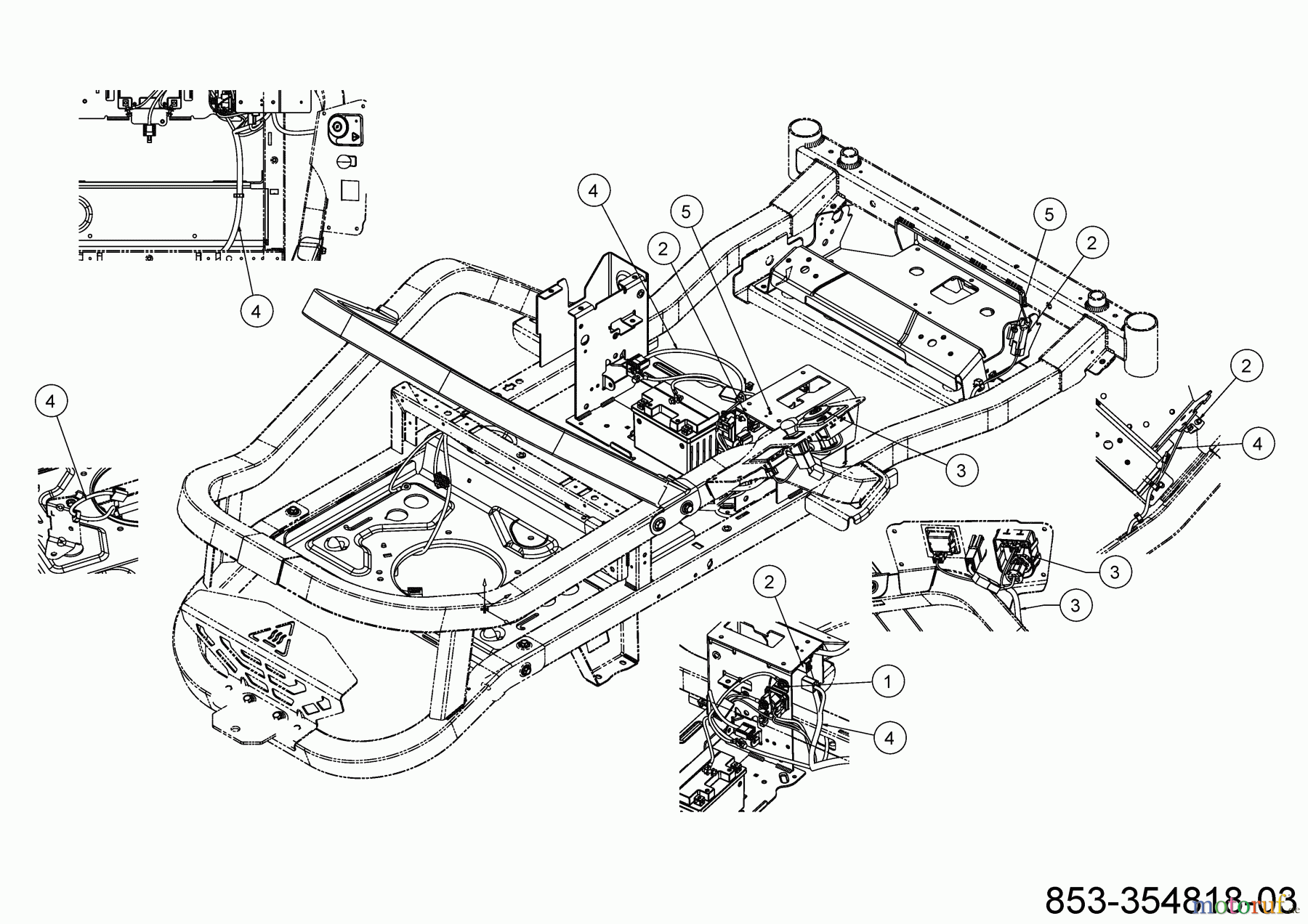 Cub Cadet Zero Turn XZ6 S127 17AIGGY2603 (2022) Electric parts