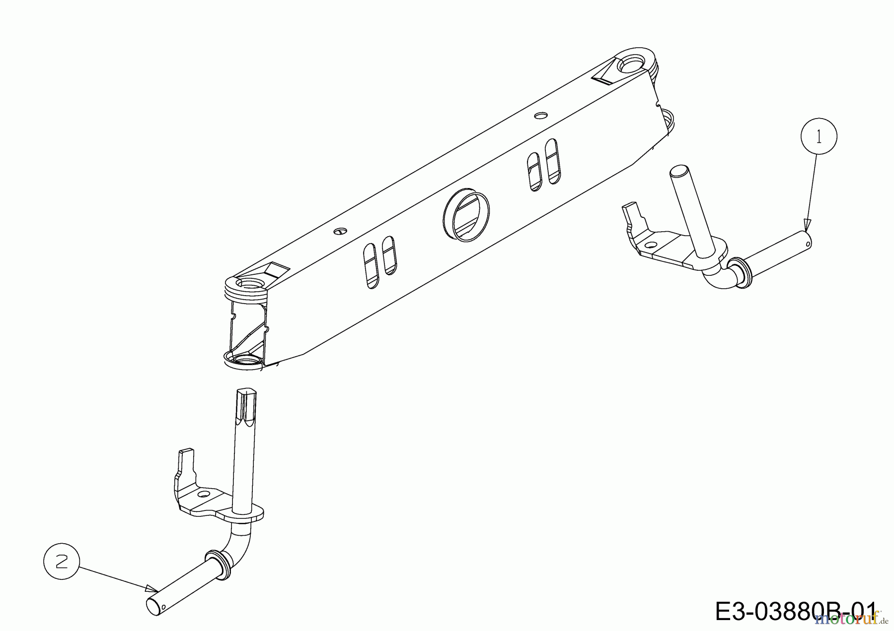 Cub Cadet Lawn tractors LT1 NR92 13BB76DE603 (2021) Axles